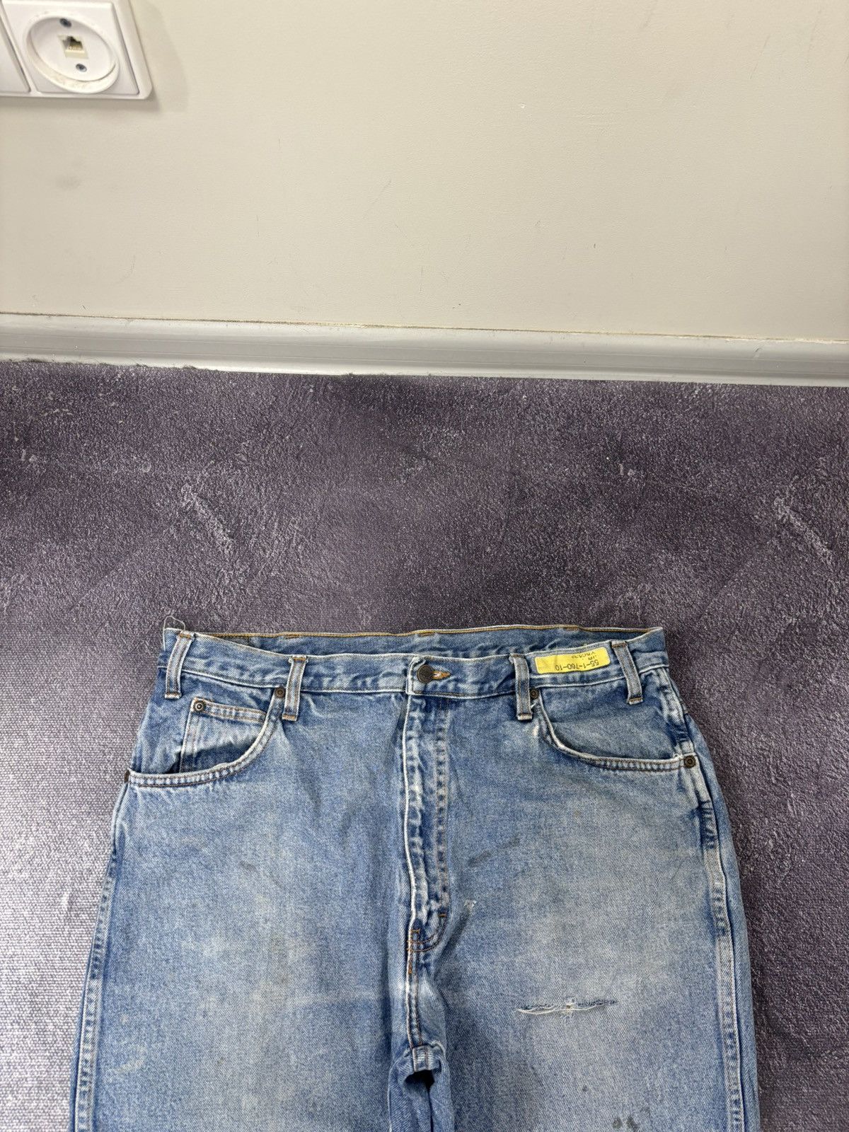 Dickies Vintage Dickies Y2K Faded Blue Denim Work Hype Baggy Jeans Size US 38 / EU 54 - 11 Thumbnail
