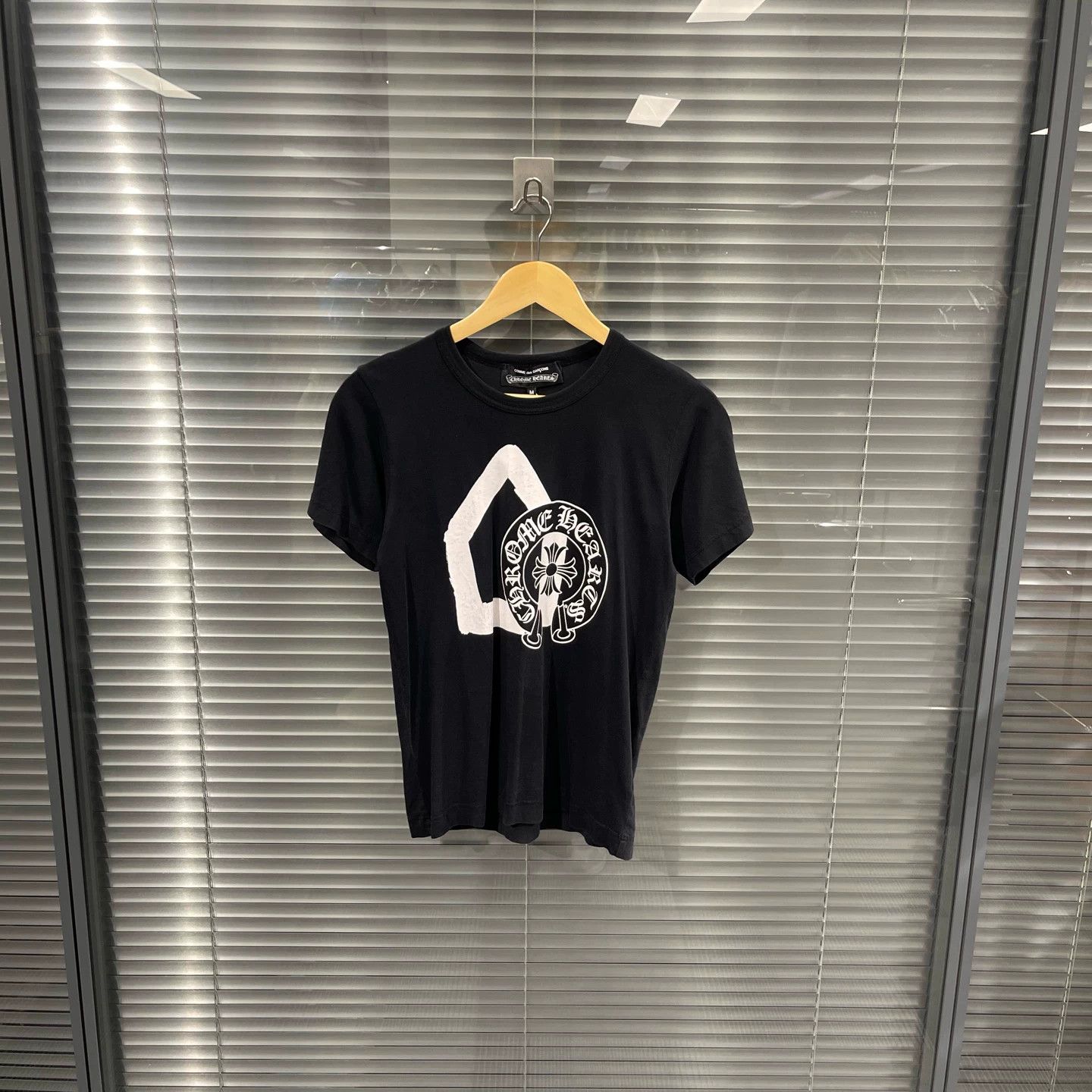 Chrome Hearts Chrome Hearts x CDG Scroll Print Short Tee M 95New #11680 Size M / US 6-8 / IT 42-44 - 1 Thumbnail