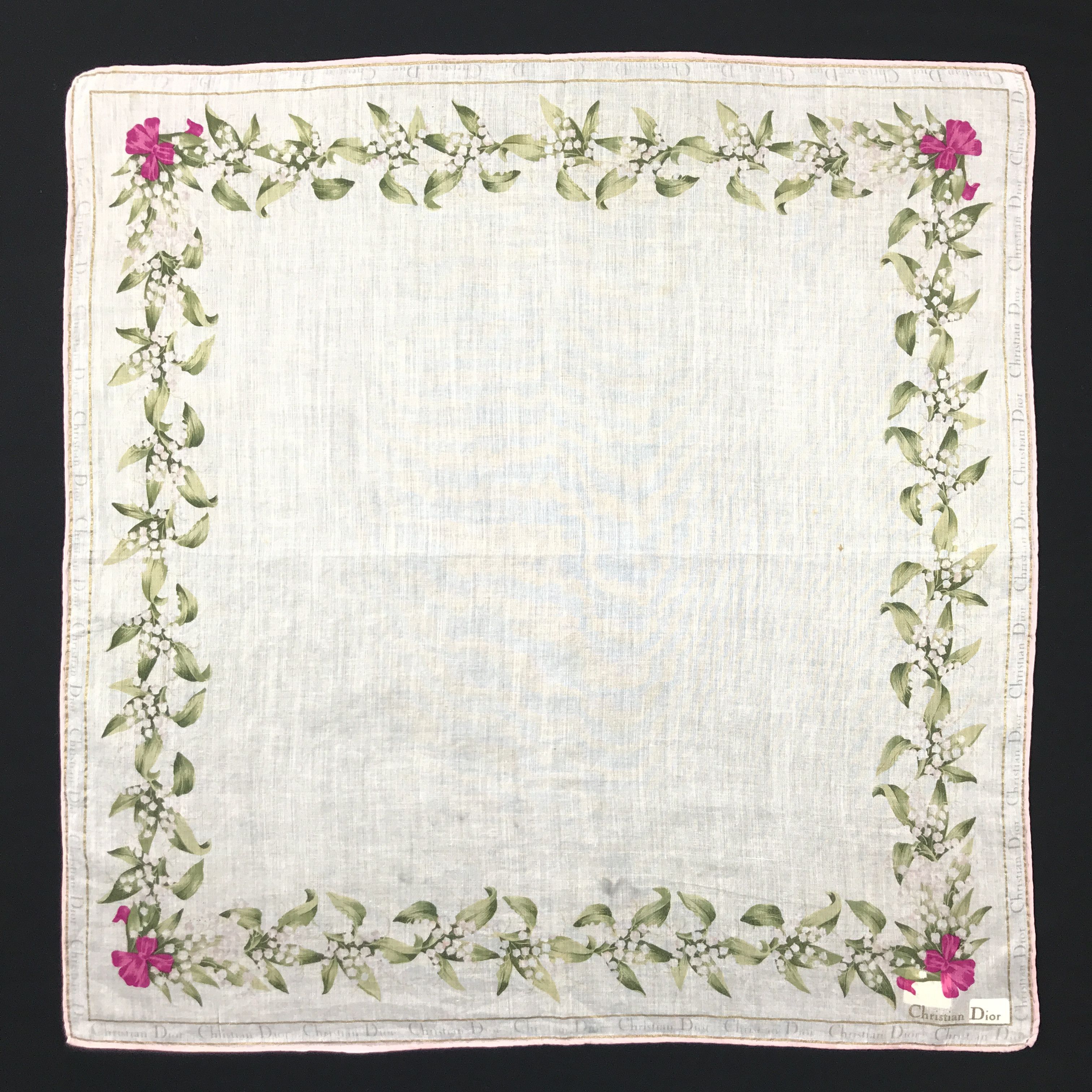 Christian Dior Monsieur × Vintage Vintage Christian Dior Bandana Neckerchief Handkerchief Size ONE SIZE - 1 Thumbnail