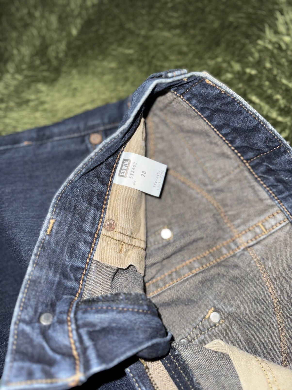 Edwin [28] EDWIN Western Yoke Detail Denim Pants MADE IN JAPAN Size US 28 / EU 44 - 4 Thumbnail