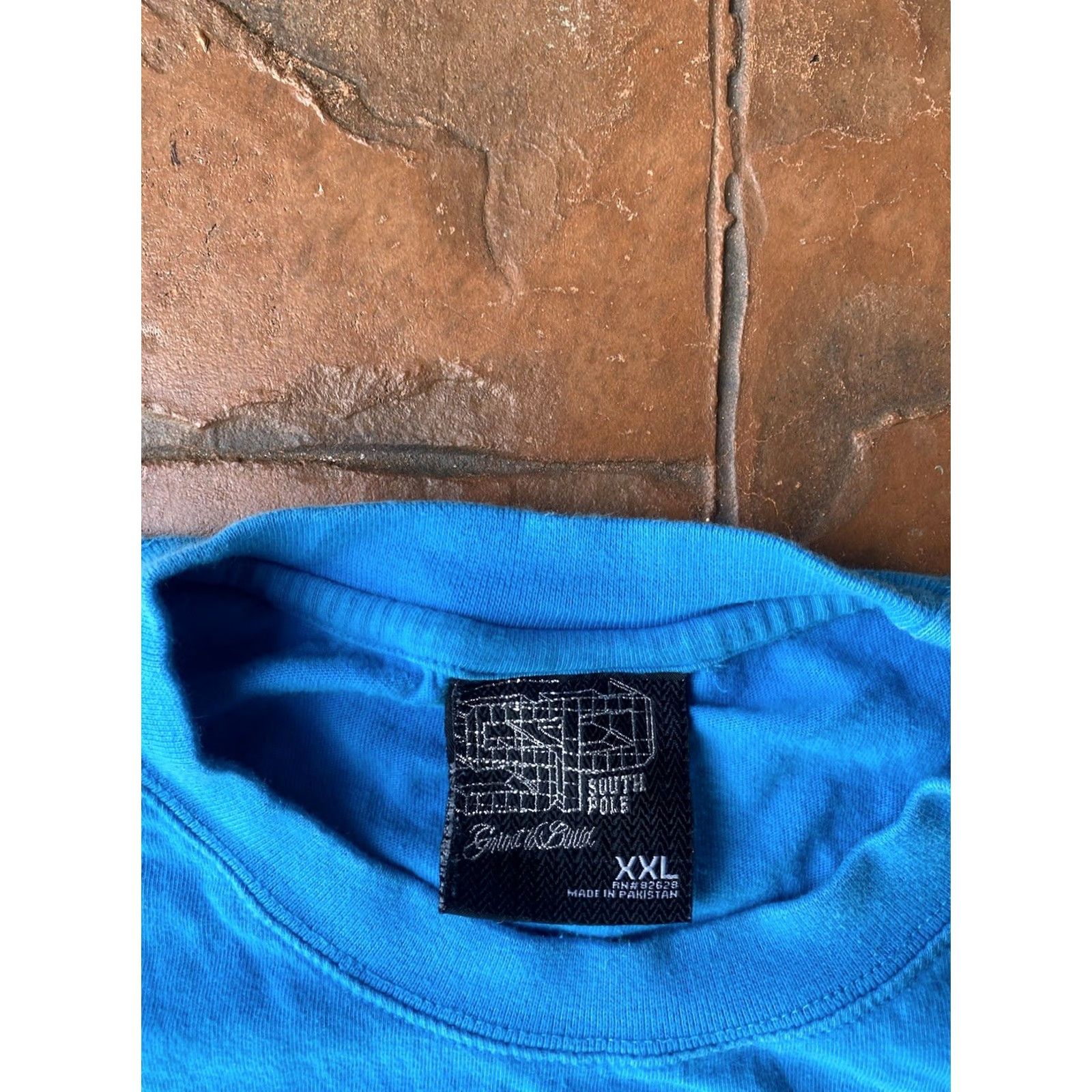 Southpole VINTAGE Southpole T-Shirt 2XL Blue Cyber Grunge Emo Skater Jesse Men Short Sleeve Crew Neck Cotton Skull Pattern 90s Mens Size US XXL / EU 58 / 5 - 2 Thumbnail