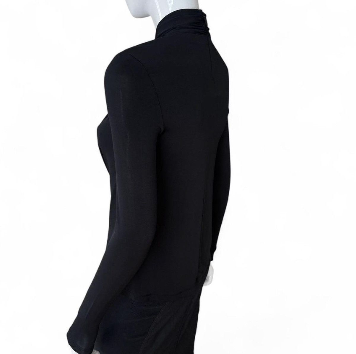 Allsaints All Saints Avant Garde Subversive Black Twisted Drapey Top Size XS / US 0-2 / IT 36-38 - 6 Thumbnail