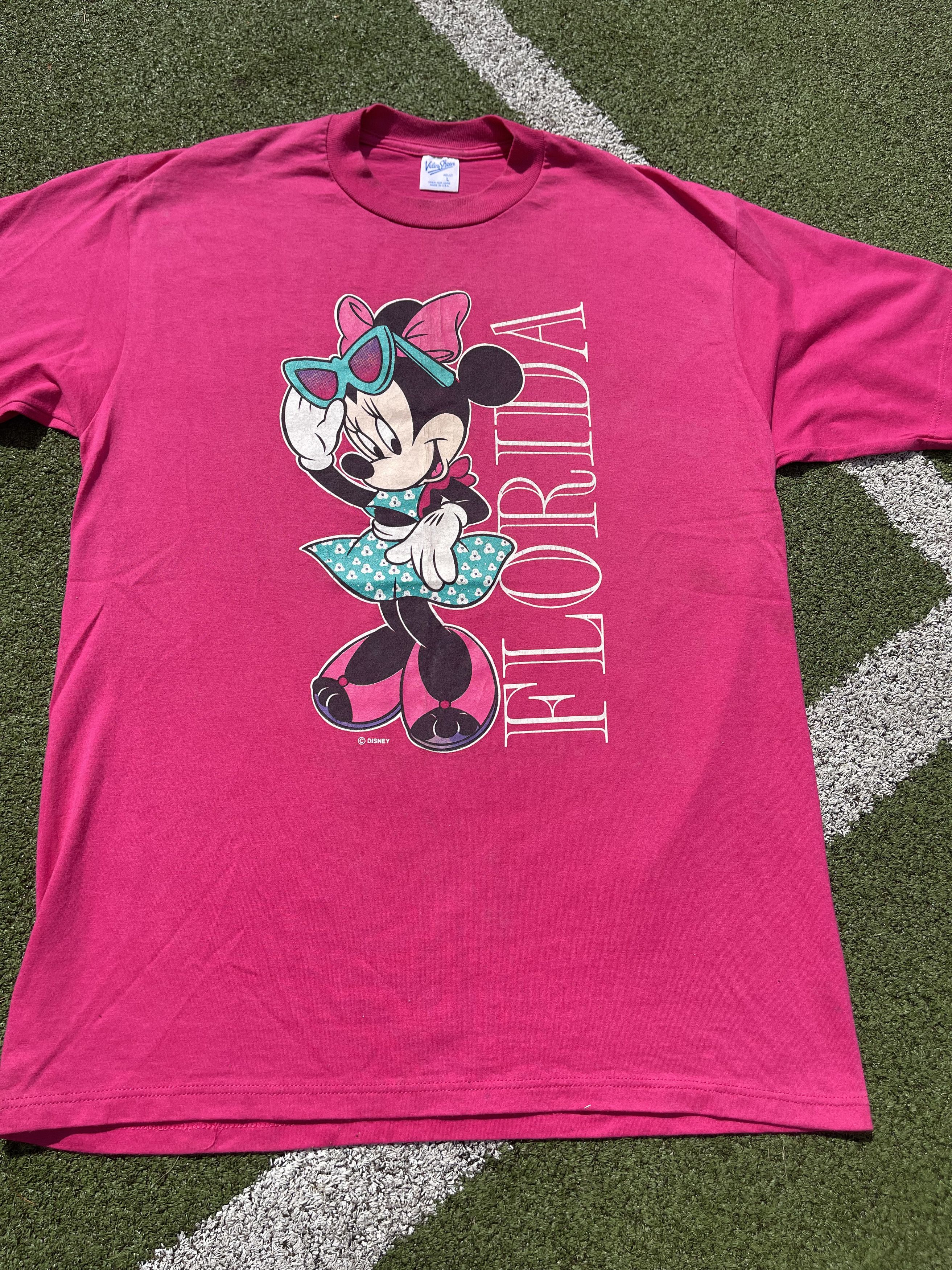 Disney × Mickey Mouse × Velva Sheen 1990's Velva Sheen Minnie Mouse Disney T-Shirt Size US L / EU 52-54 / 3 - 2 Thumbnail