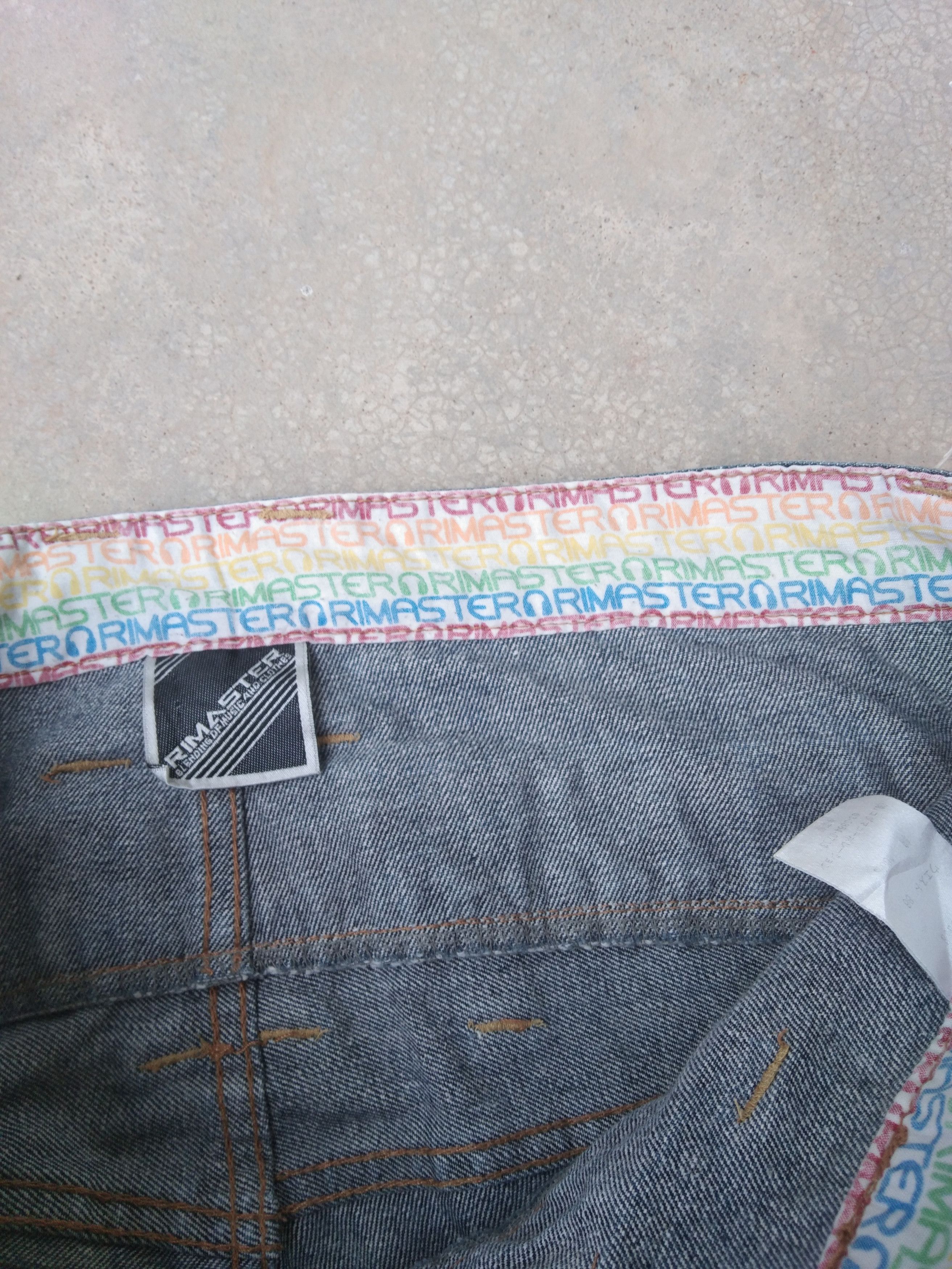 Japanese Brand Vintage Double Waist Rima Ster Avant Garde Jeans Style Size US 33 - 5 Thumbnail