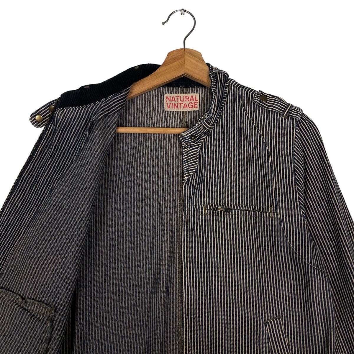 Hysteric Glamour 🔥Vintage Hikory Chore Jacket Natural Vintage Japan Made Size US M / EU 48-50 / 2 - 10 Thumbnail