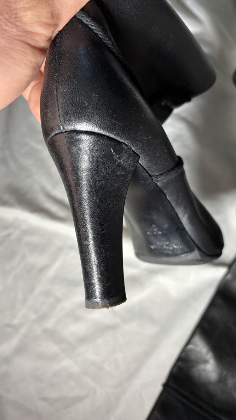 Saint Laurent Paris Saint laurent vintage black heels high 37 paris Size US 6 / IT 36 - 6 Thumbnail