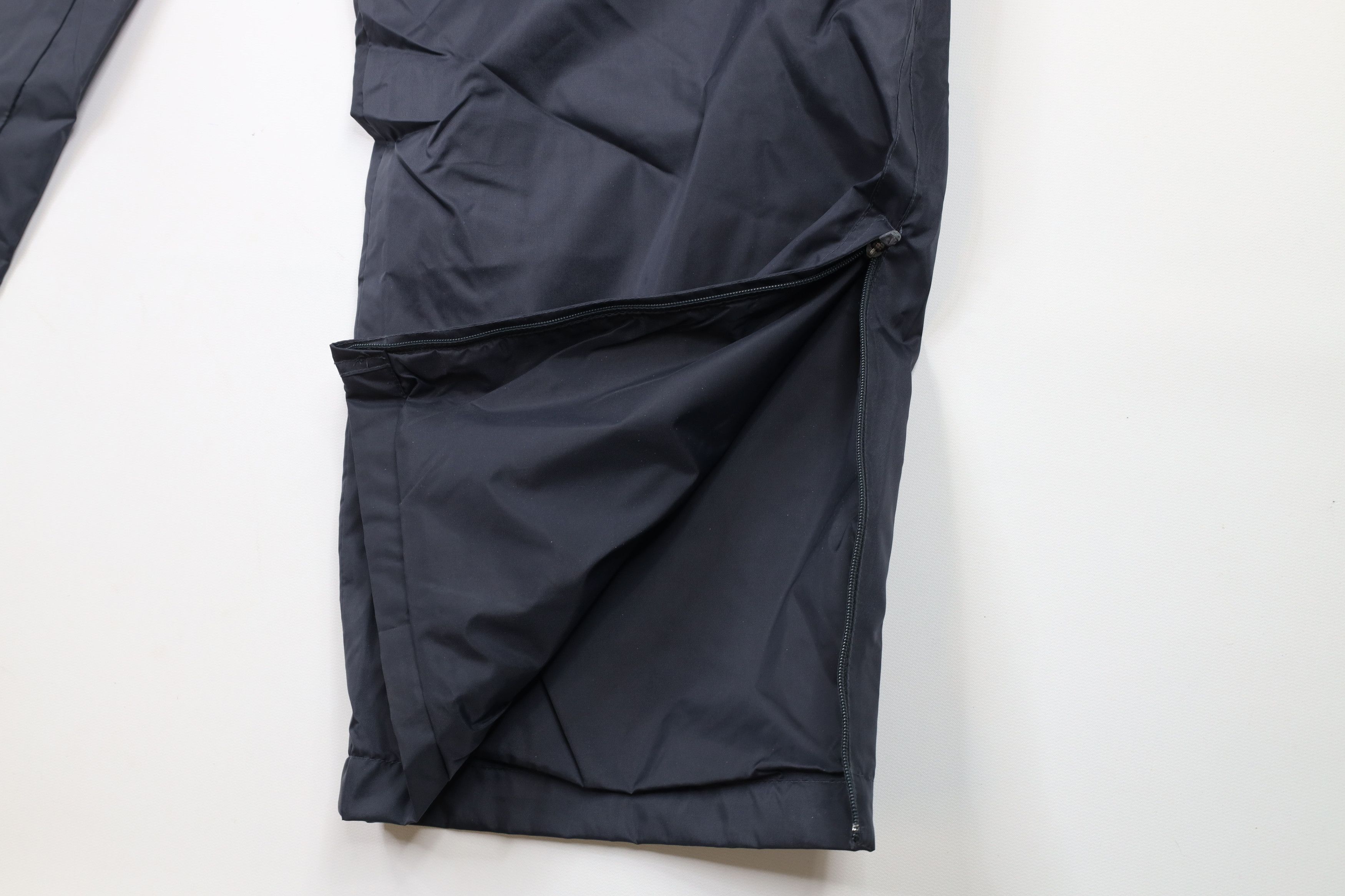Nike × Vintage Vintage Nike Mini Swoosh Lined Wide Leg Pants Blue Nylon Size ONE SIZE - 6 Thumbnail