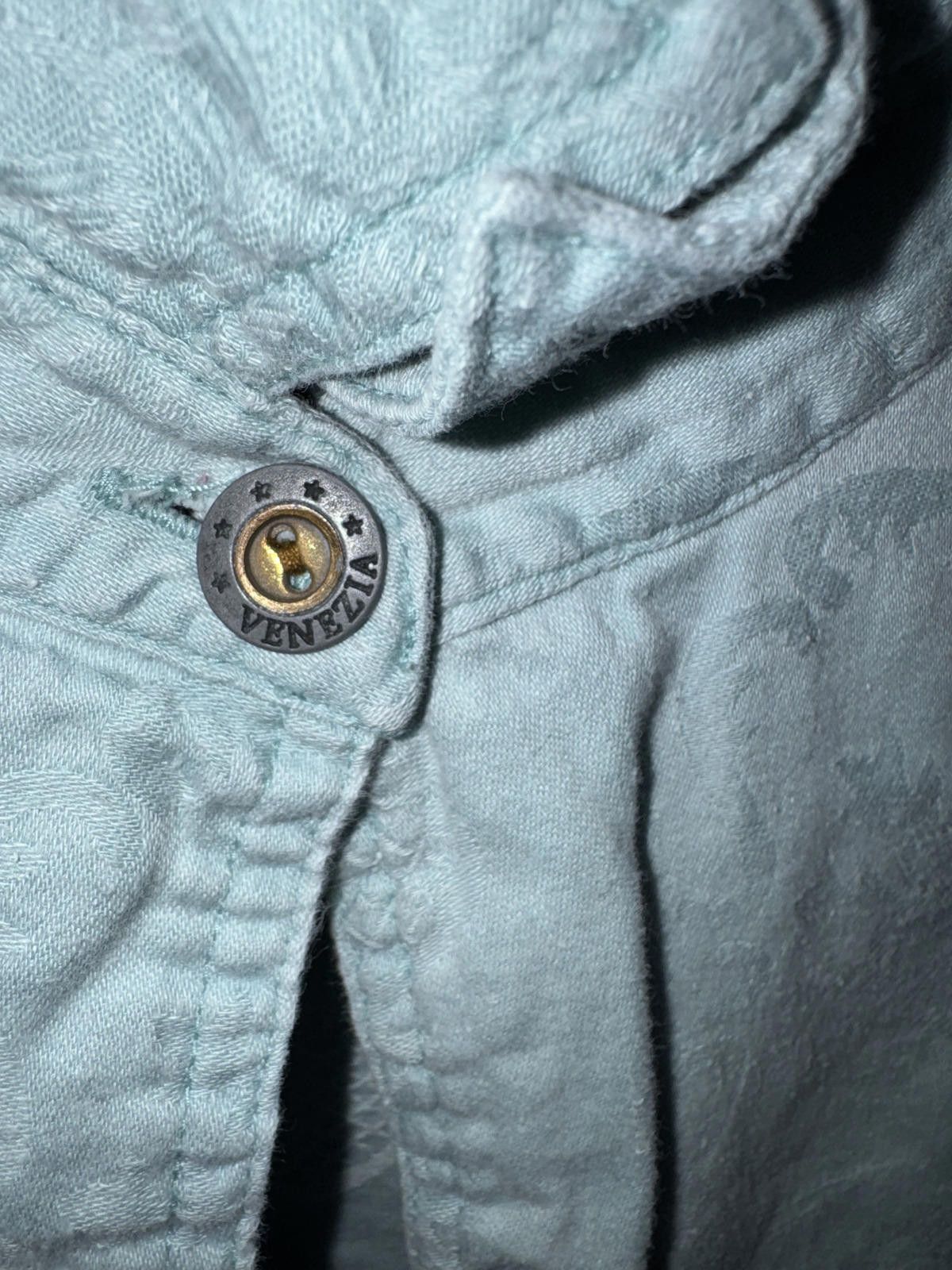 Barena Venezia Light Blue Vintage Button-Up Shirt with Subtle Pattern Size US M / EU 48-50 / 2 - 3 Thumbnail
