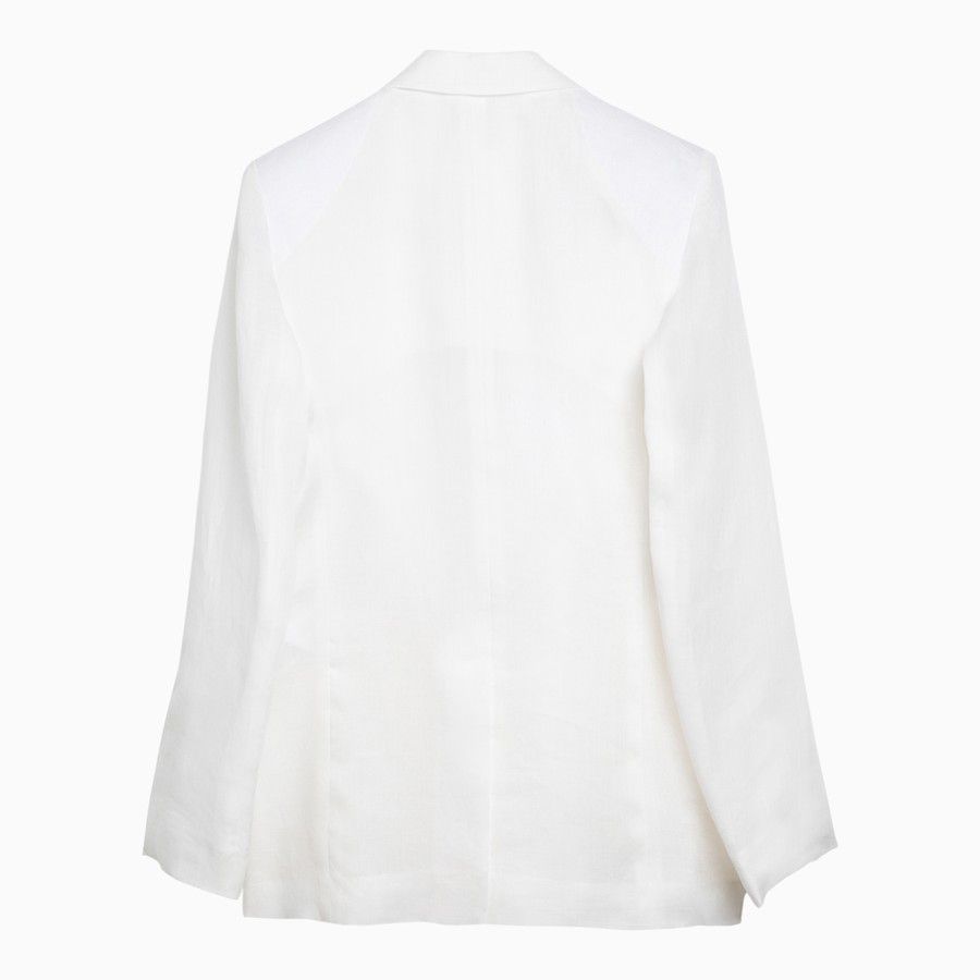 Chloe o1d2blof0824 Single-breasted Jacket in White Size M / US 6-8 / IT 42-44 - 2 Thumbnail