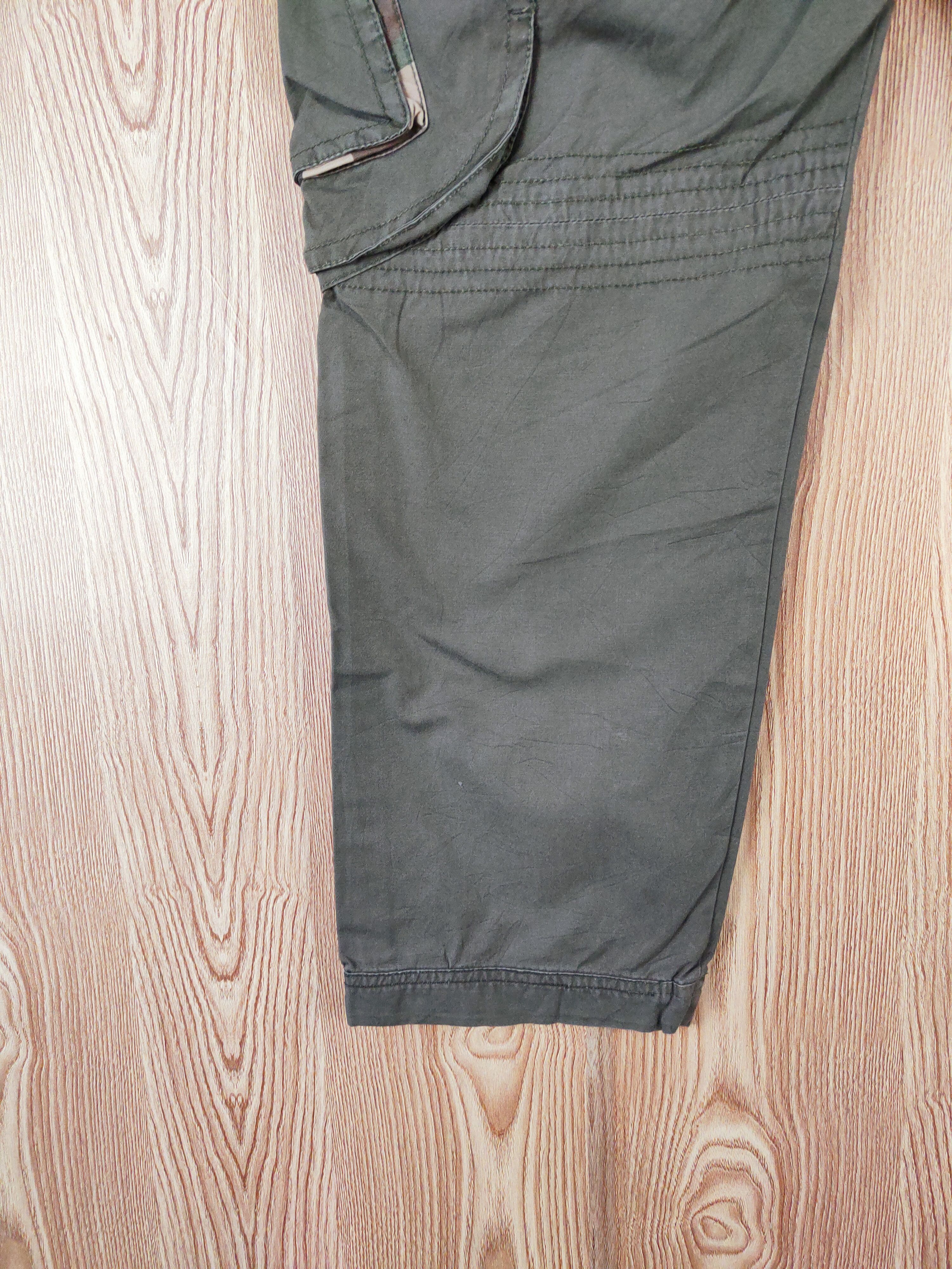 Japanese Brand D Bruins Chinos Green Multipocket Tactical Cargo Pants #W516 Size US 32 / EU 48 - 9 Thumbnail