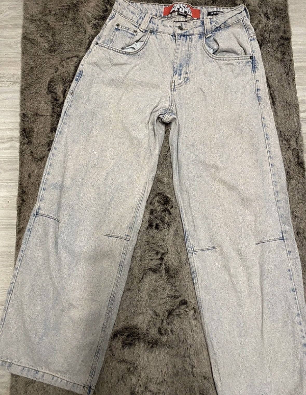 Jaded London Jaded London Baggy Skater Jeans Washed Denim Streetwear Size 26" / US 2 / IT 38 - 1 Thumbnail