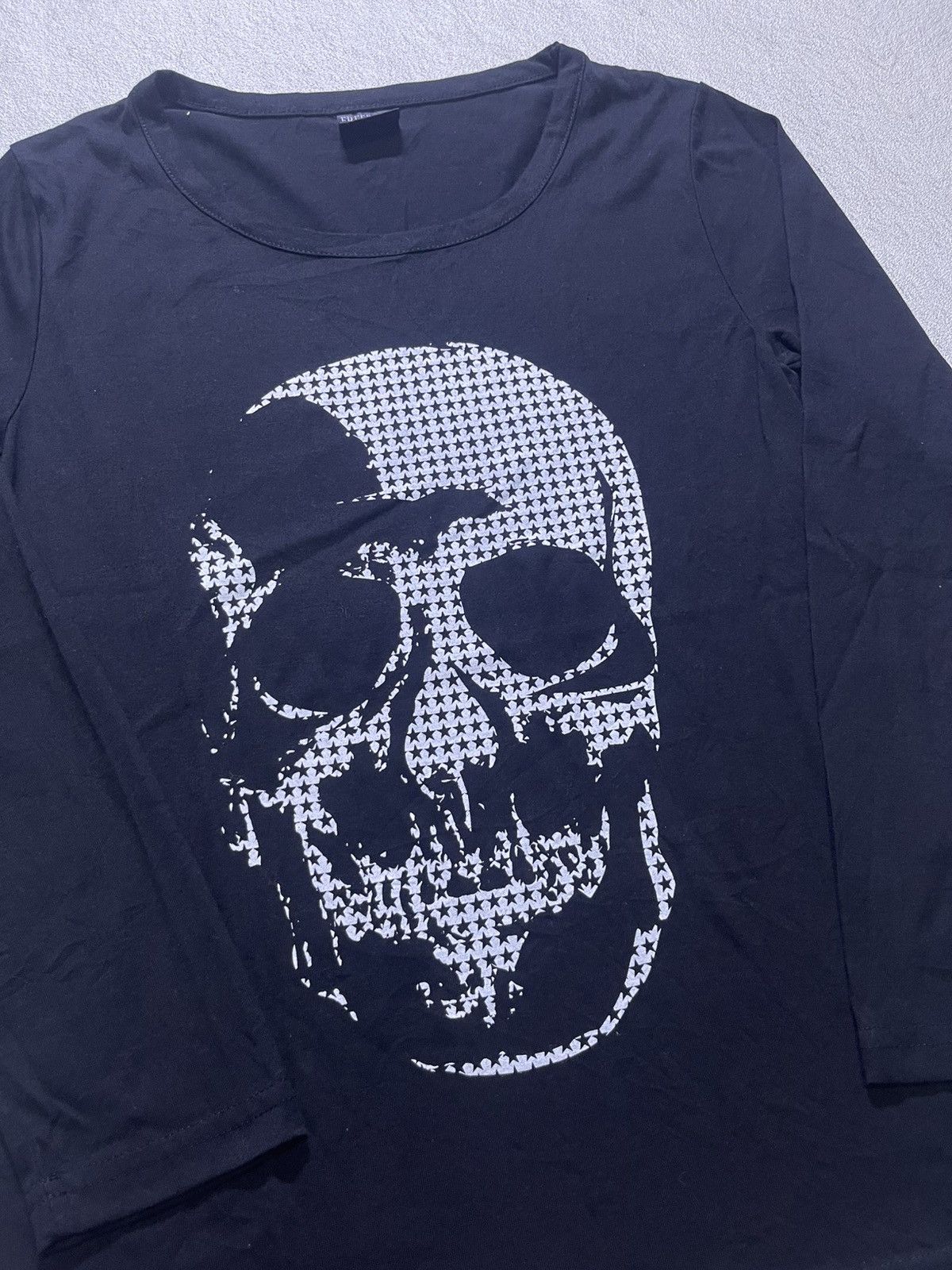 Japanese Brand Y2K FREE BEAT long sleeve tshirt big skull motif Size US M / EU 48-50 / 2 - 3 Thumbnail