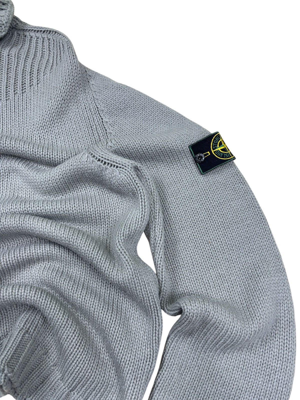 Stone Island VINTAGE 90s STONE ISLAND CHENILLE KNIT Size US XL / EU 56 / 4 - 4 Thumbnail