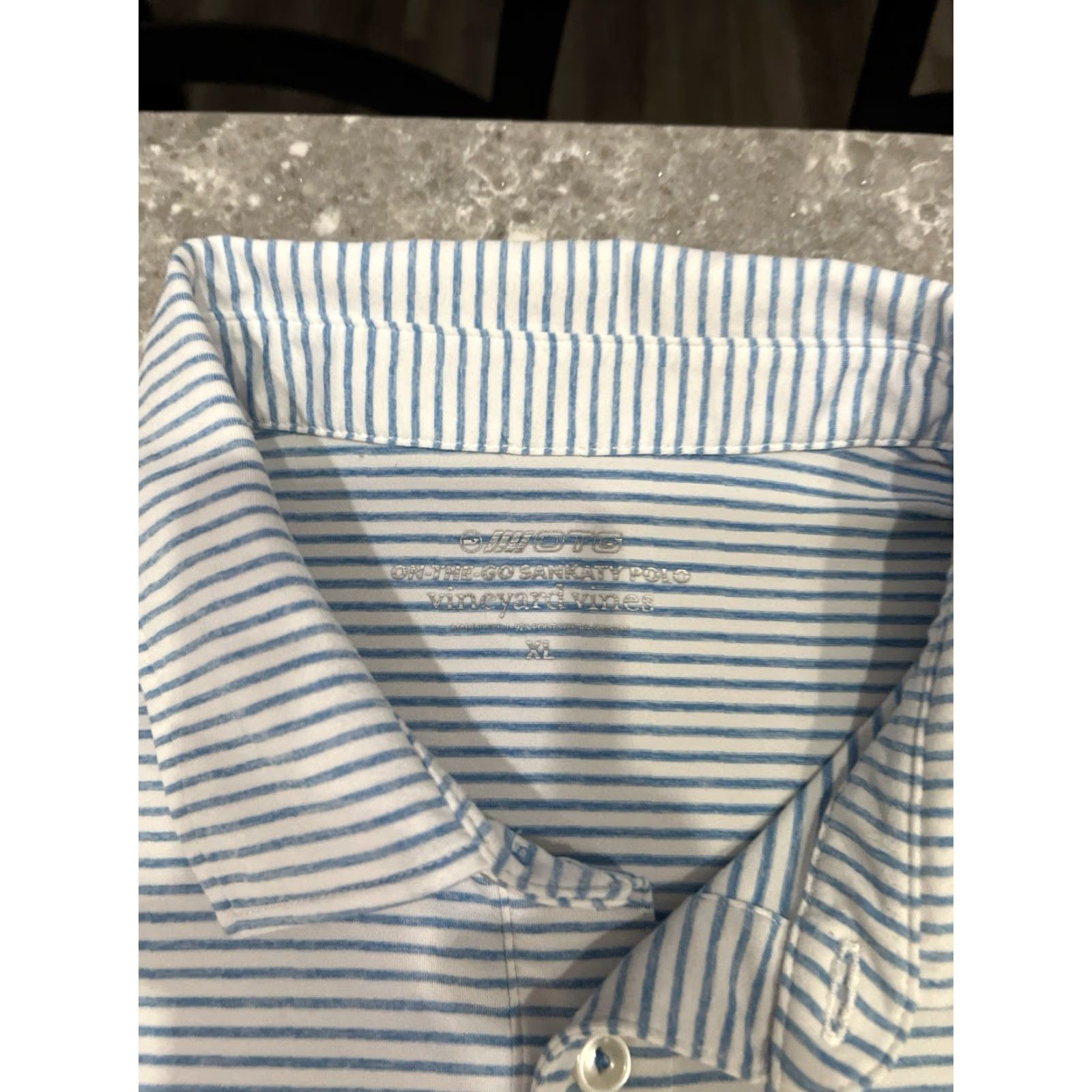 Vineyard Vines Vineyard Vines Polo Shirt OTG Sankaty Performance Short Sleeve Striped XL Multicolor Logo Men Regular Polo Shirt Spring Summer Golf Tennis Walking Size US XL / EU 56 / 4 - 2 Thumbnail