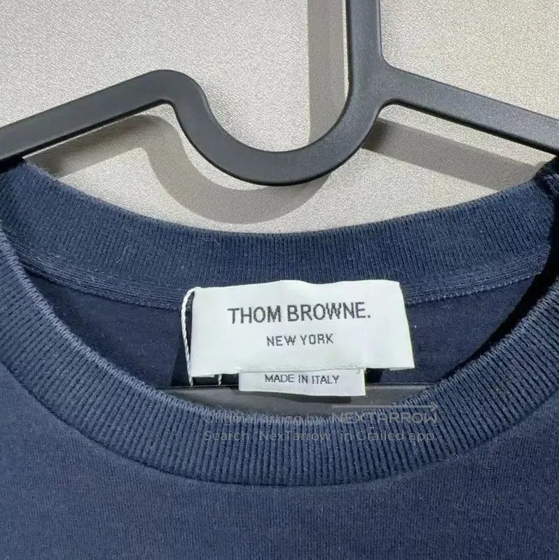 Thom Browne Thom Browne Blue Cotton Blend Men’s T-Shirt . Size US M / EU 48-50 / 2 - 5 Thumbnail