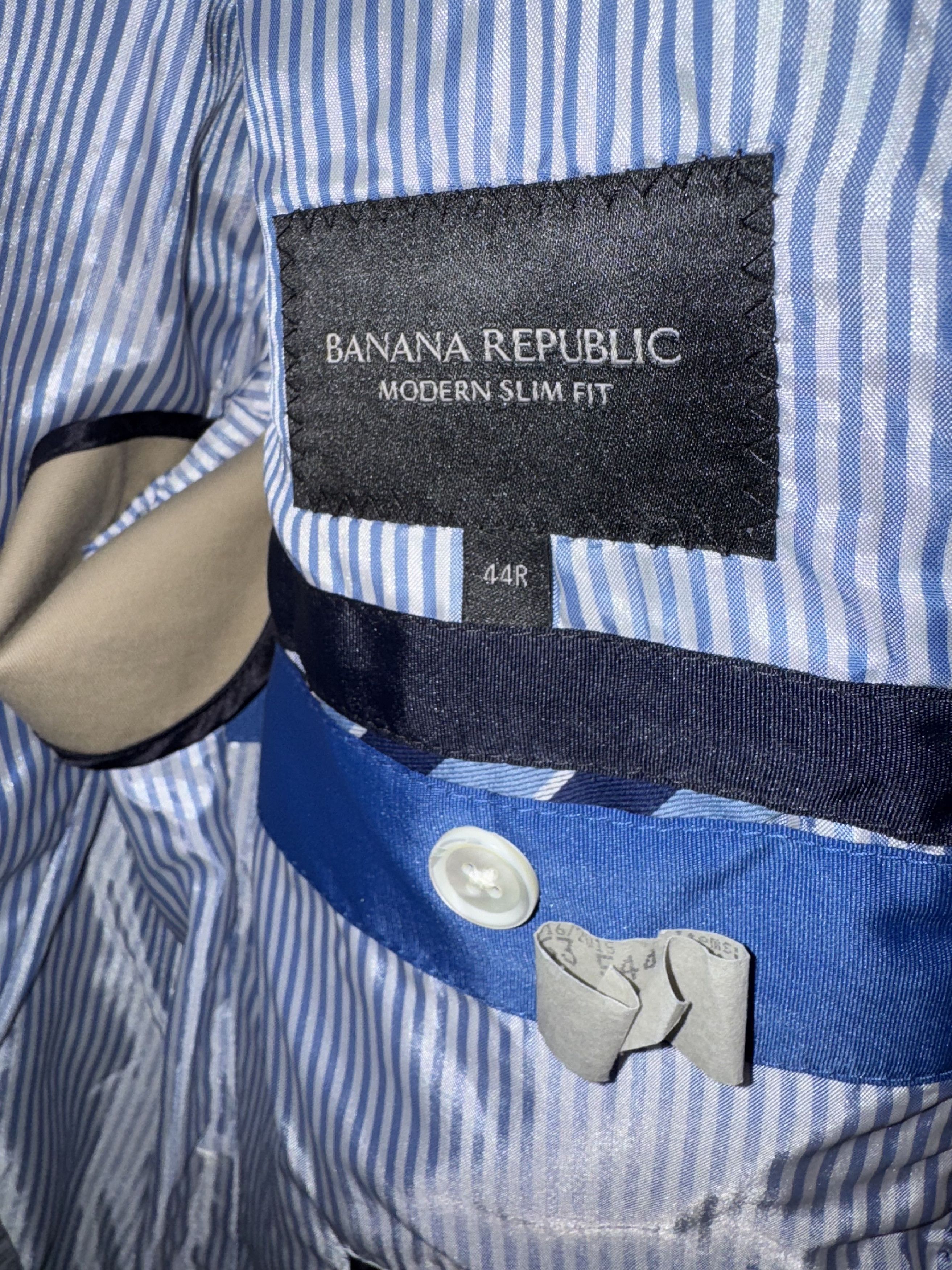 Banana Republic Banana Republic Beige Sportcoat Blazer Size 44R - 2 Thumbnail