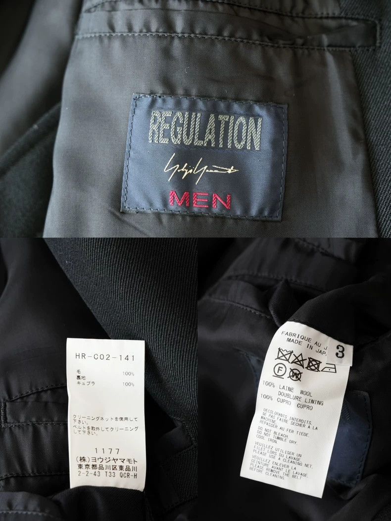 Yohji Yamamoto Yohji Yamamoto Yohji Yamamoto Double-Breasted Coat for Aut Size US M / EU 48-50 / 2 - 9 Thumbnail