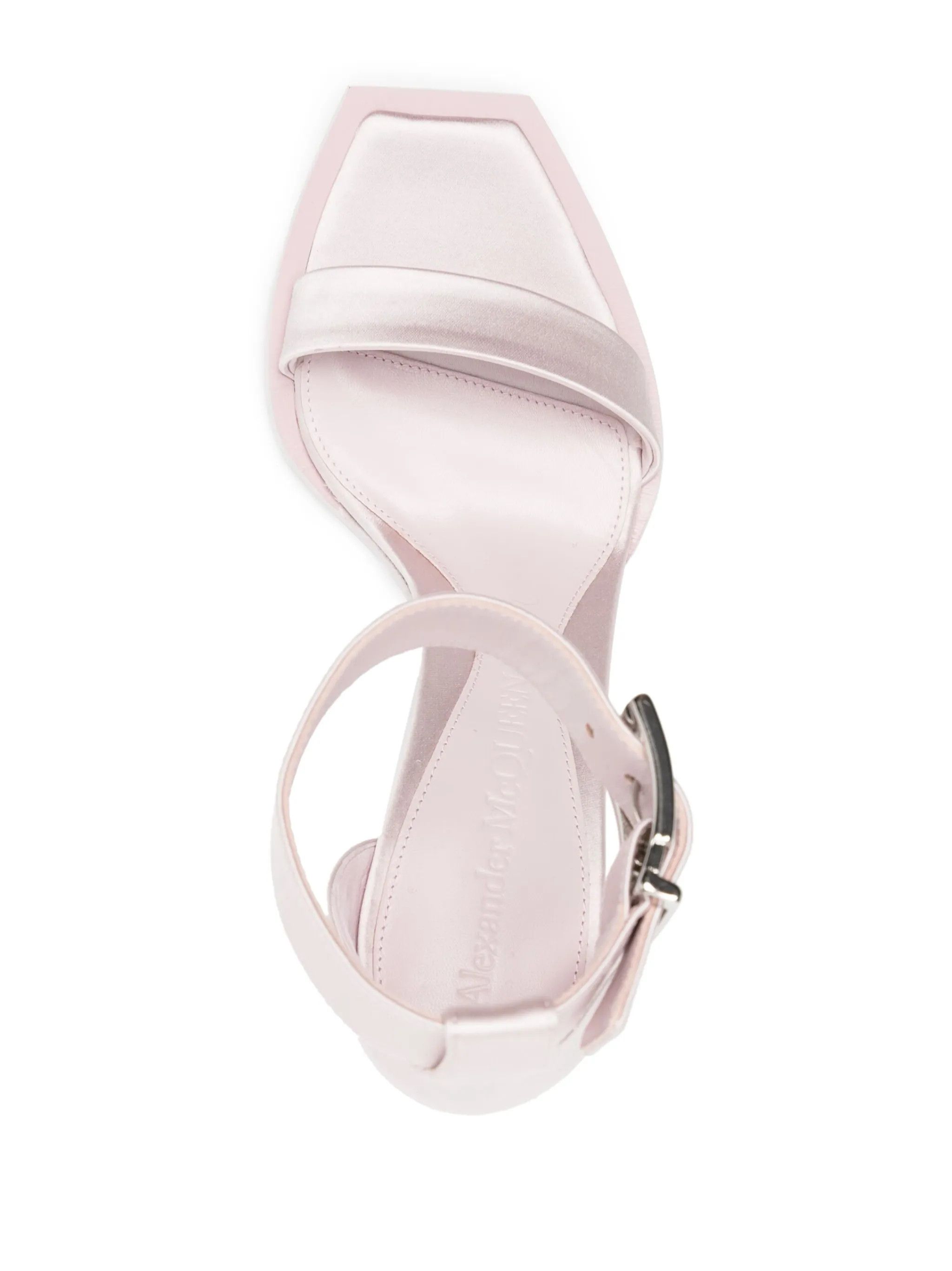 Alexander McQueen o1y0225 Sandals in Light Pink Size US 7 / IT 37 - 4 Thumbnail