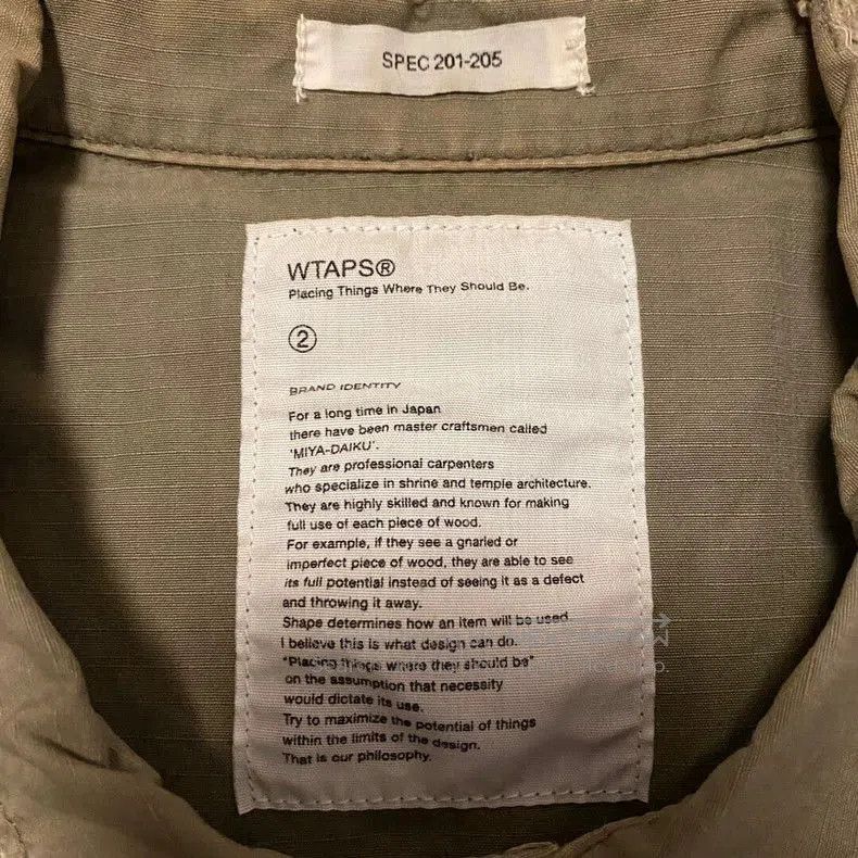 Wtaps Wtaps 11AW Jungle Limited LS Shirt. Size US M / EU 48-50 / 2 - 7 Thumbnail