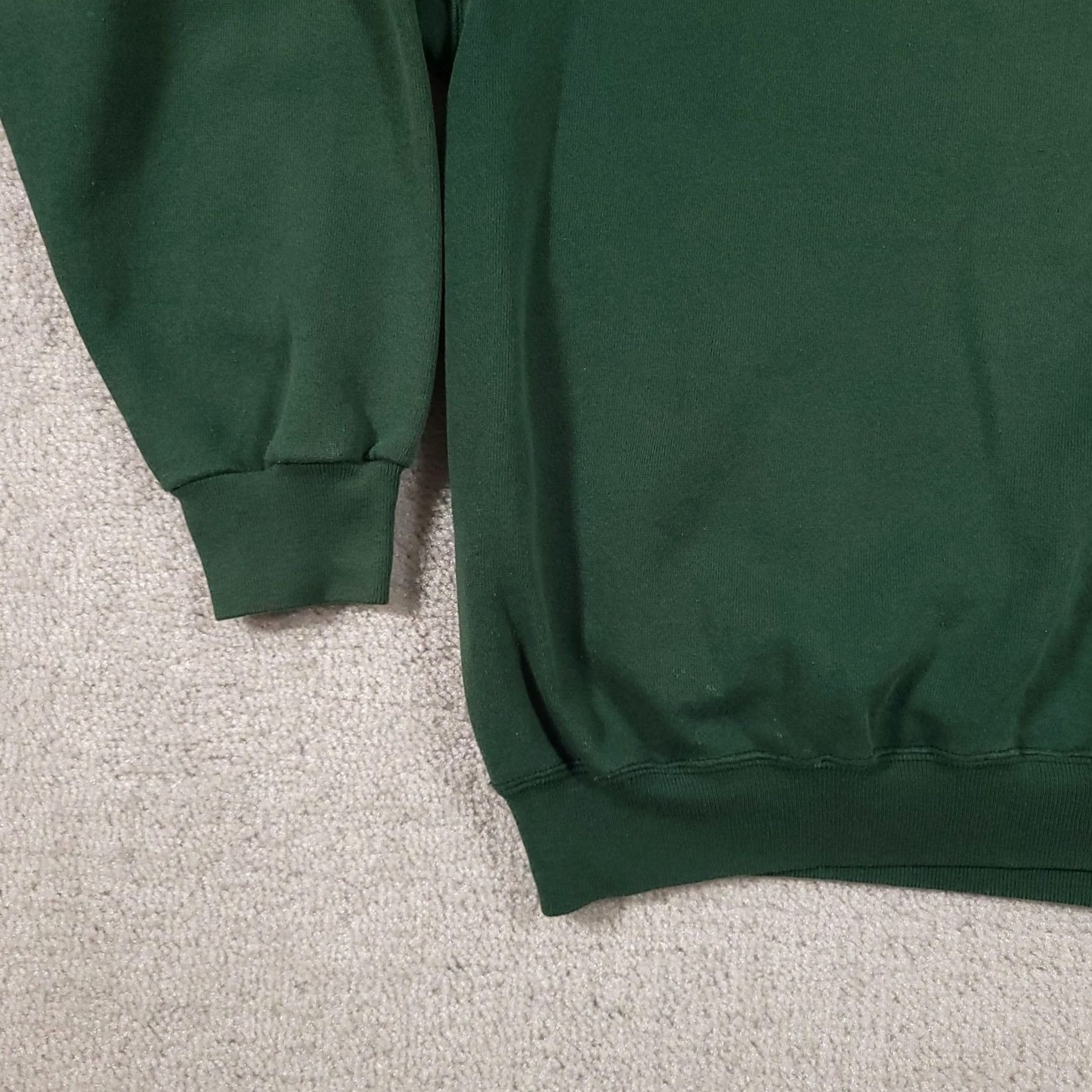 Vintage VINTAGE Maximum Sweats Sweatshirt Mens XL Green Crewneck Pullover Cotton Blend 50/50 Solid Fleece Size US XL / EU 56 / 4 - 4 Thumbnail