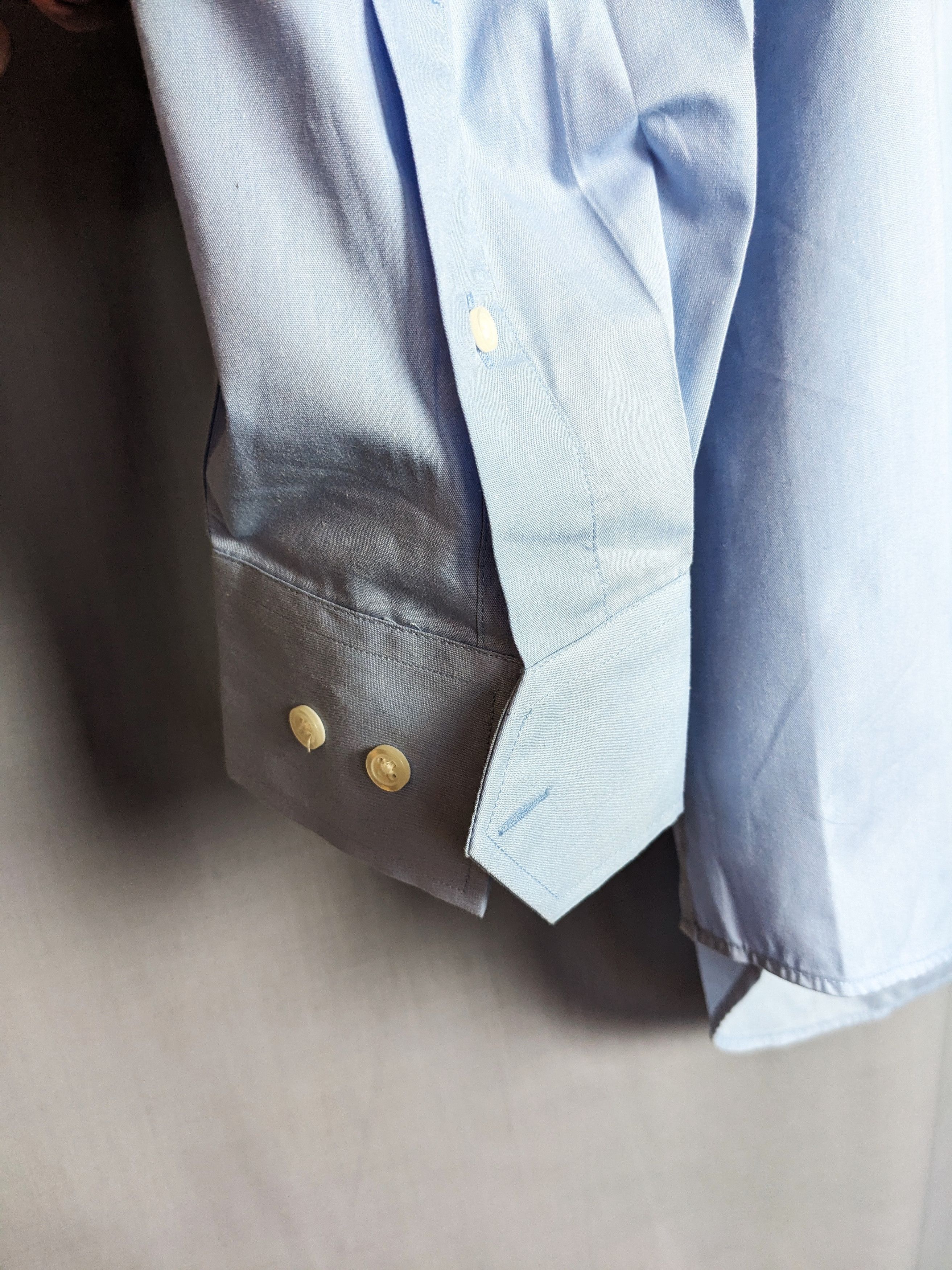 Dior Christian Dior Chemise Blue Button Up Shirt Mens Size US L / EU 52-54 / 3 - 4 Thumbnail