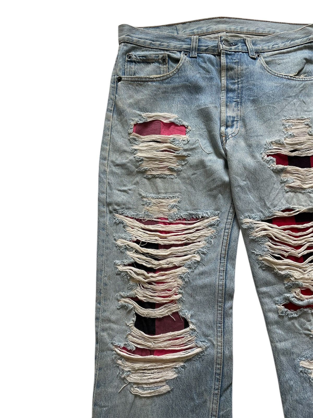 Japanese Brand × Vintage Vintage Japanese Brand Thrashed&Repair inspired Number Nine Size US 32 / EU 48 - 5 Thumbnail
