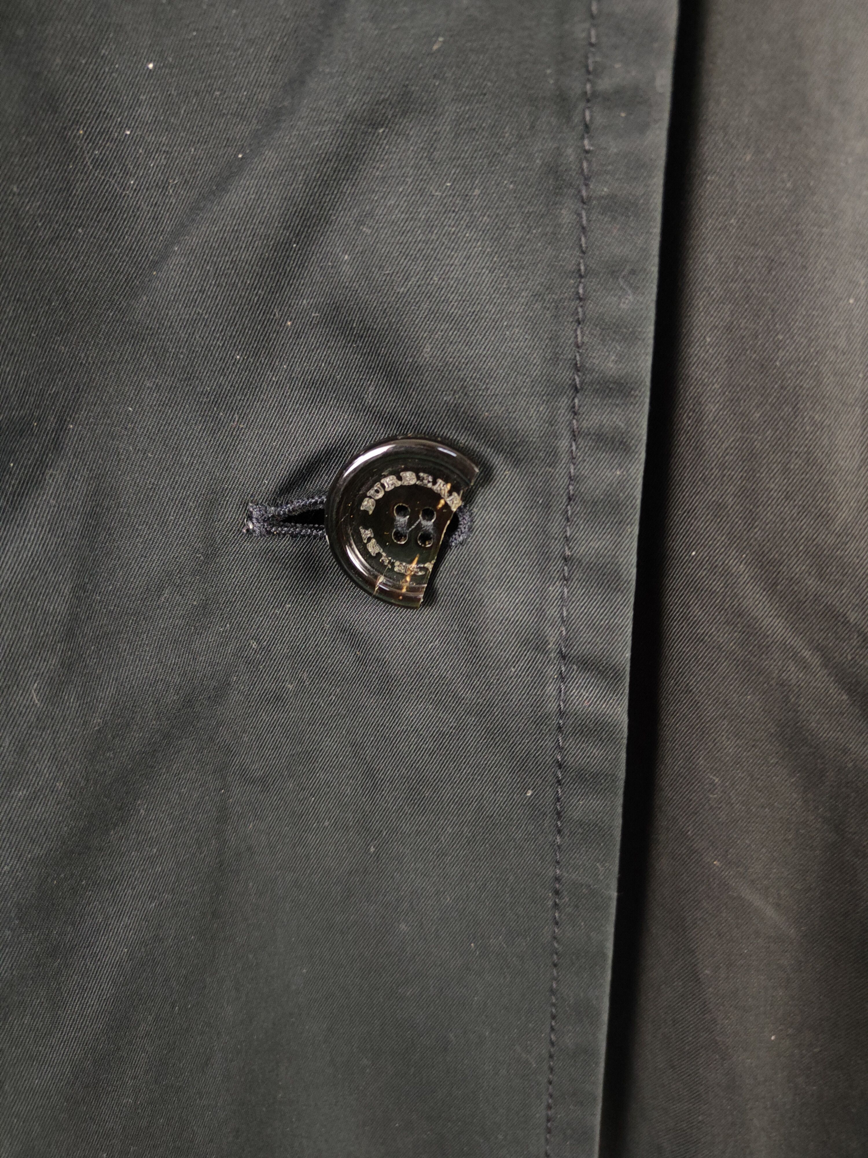 Burberry D Burberry Black Faded trench coat Long Jackets #W1690 Size L / US 10 / IT 46 - 8 Thumbnail