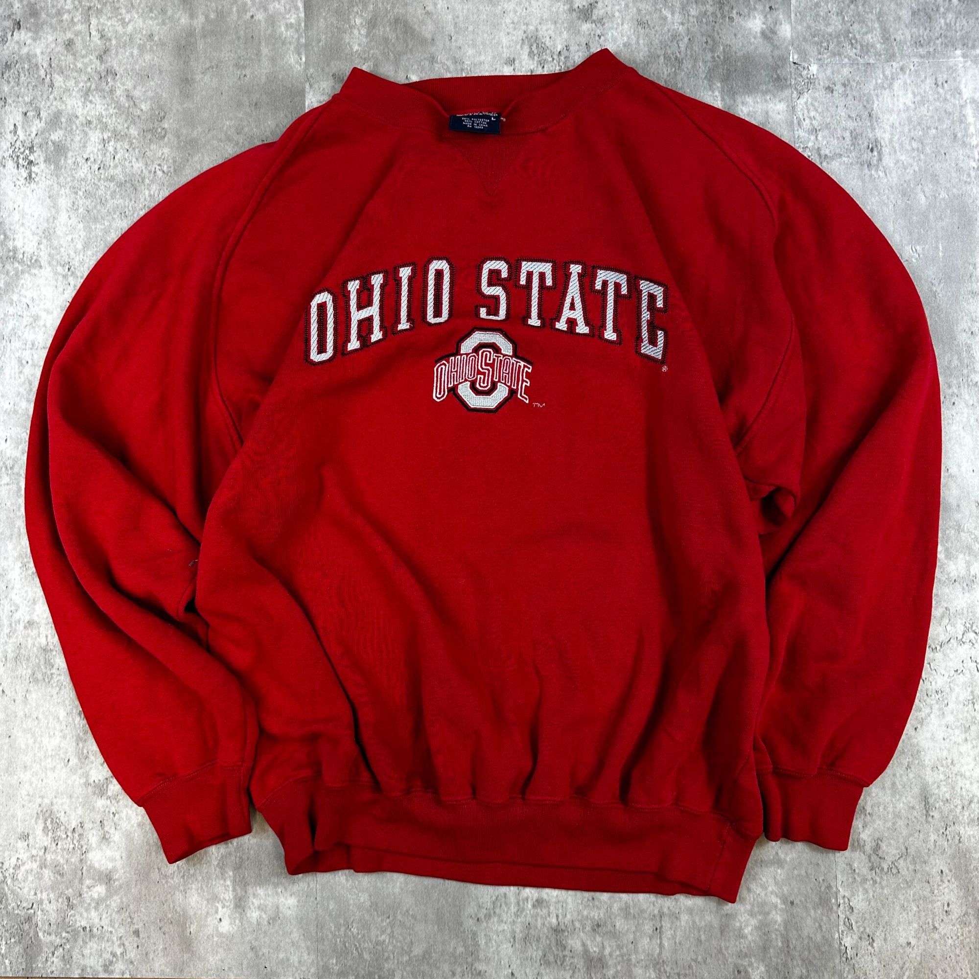 Vintage Ohio State Red Crewneck Sweatshirt Mens Large By Savvy 55% P Size US L / EU 52-54 / 3 - 1 Thumbnail