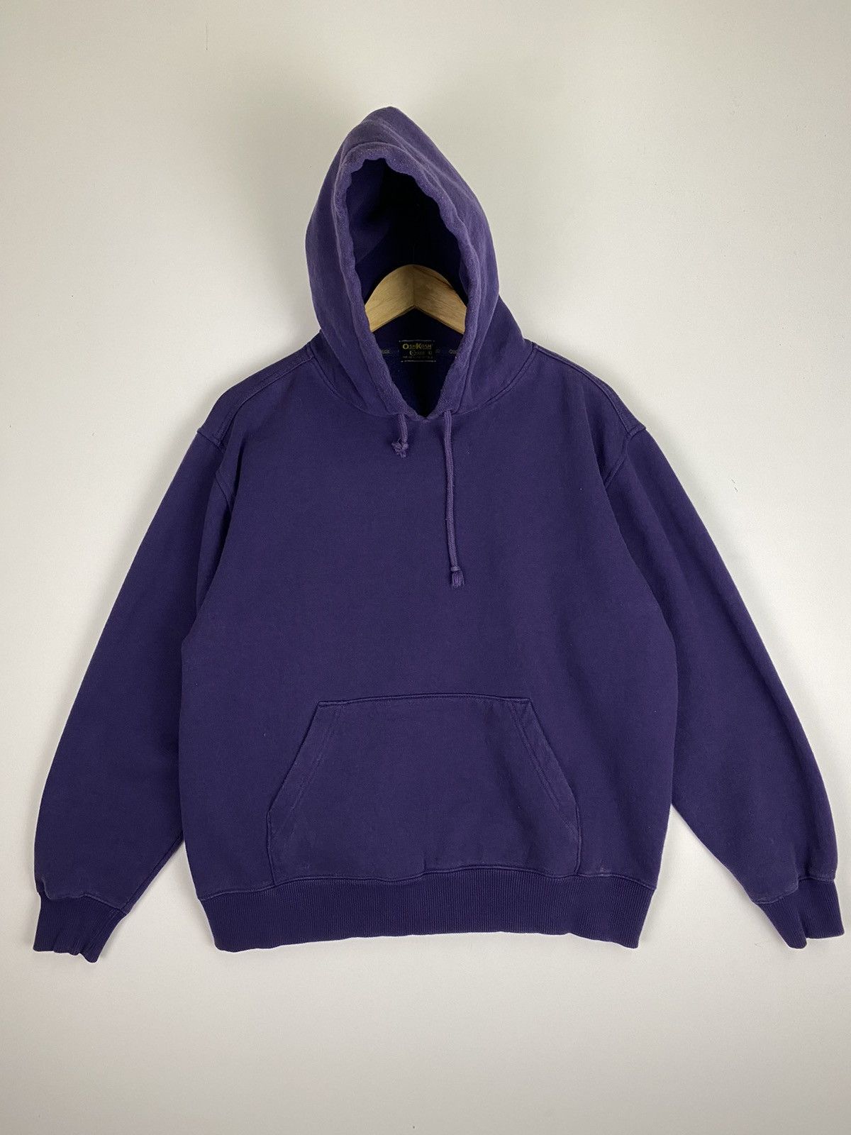 Oshkosh ✅️Vintage OshKosh Hoodie Pullover Plain Size US L / EU 52-54 / 3 - 1 Thumbnail