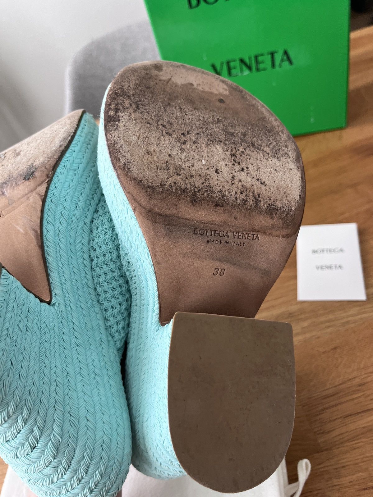 Bottega Veneta Bottega Veneta wedge sandals 38 Size US 7 / IT 37 - 7 Thumbnail