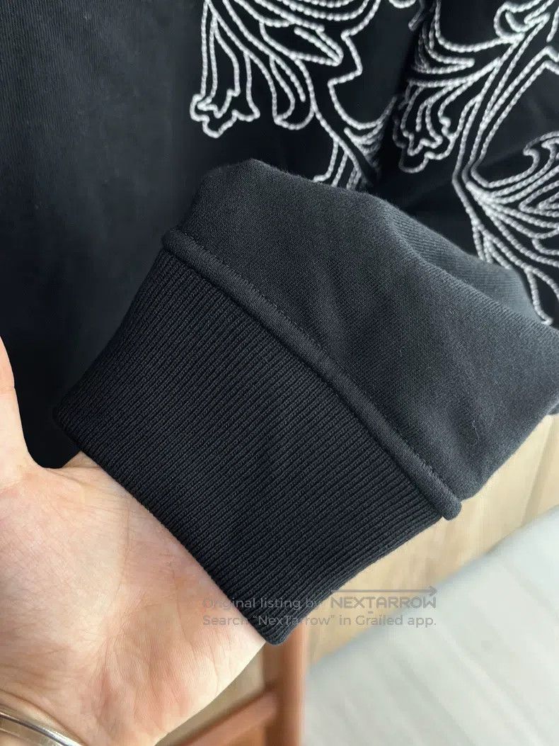 Versace Versace Black casual crew neck sweatshirt Size US XL / EU 56 / 4 - 4 Thumbnail