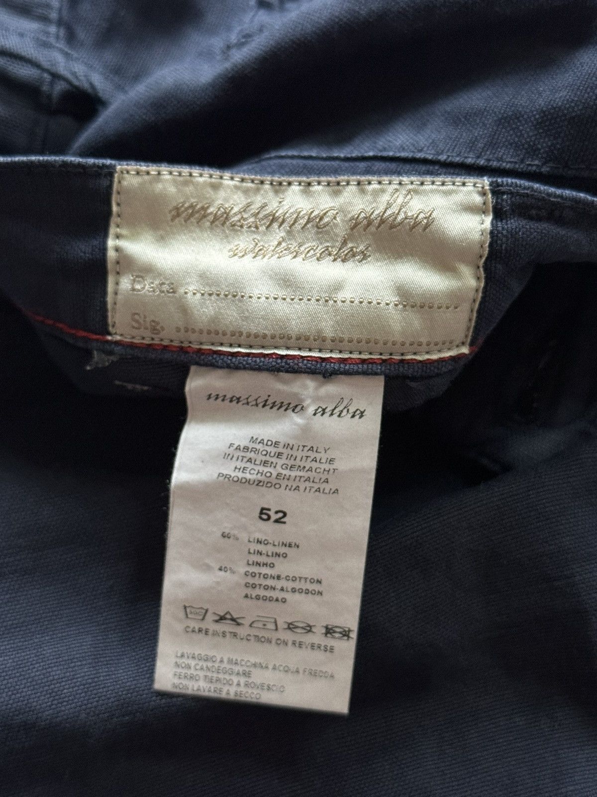 Massimo Alba Massimo Alba Linen Cotton Shorts, Blue size 52 Size US 36 / EU 52 - 6 Thumbnail