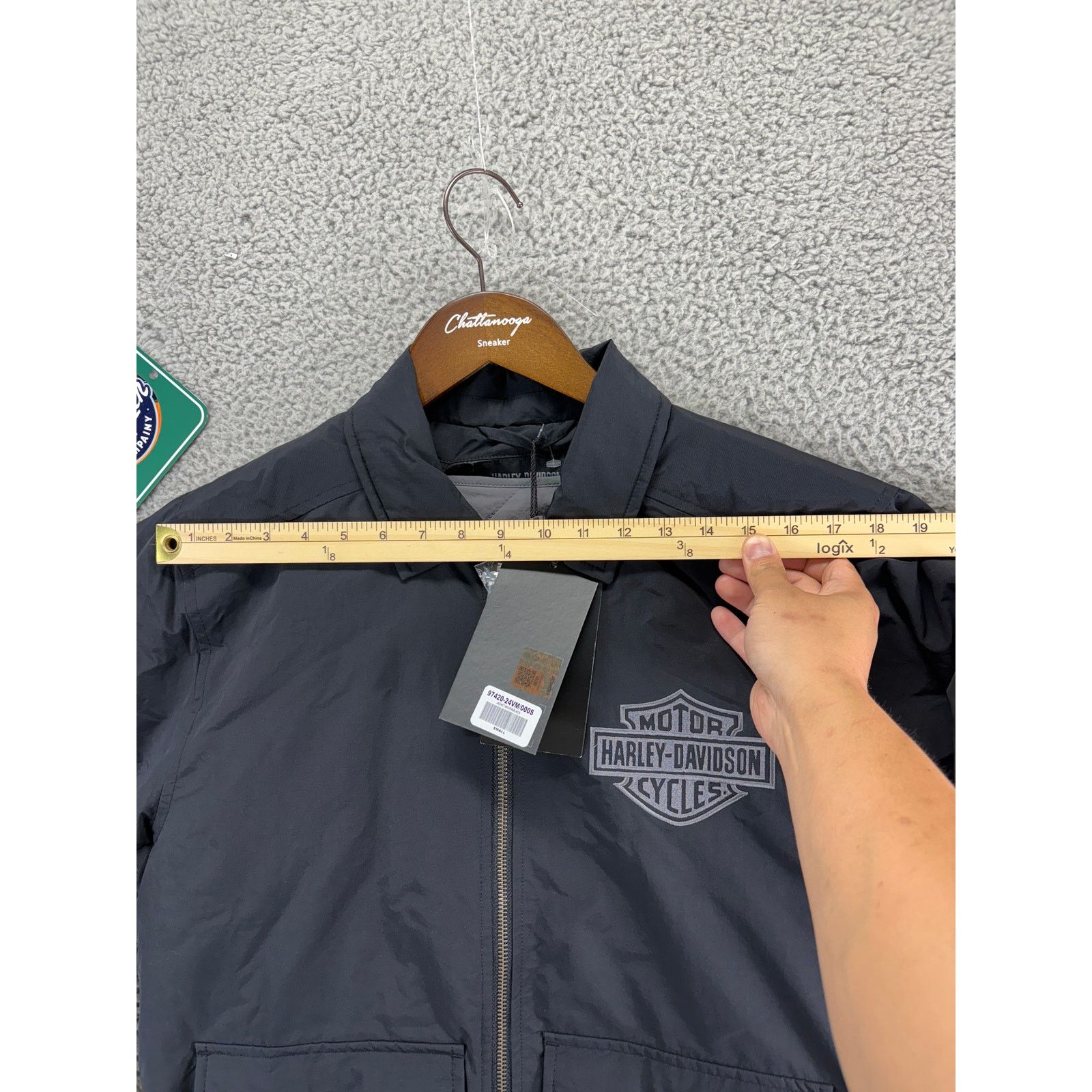 Harley Davidson Harley Davidson Garage Work Working Jacket Mens Small Black Size US S / EU 44-46 / 1 - 3 Thumbnail