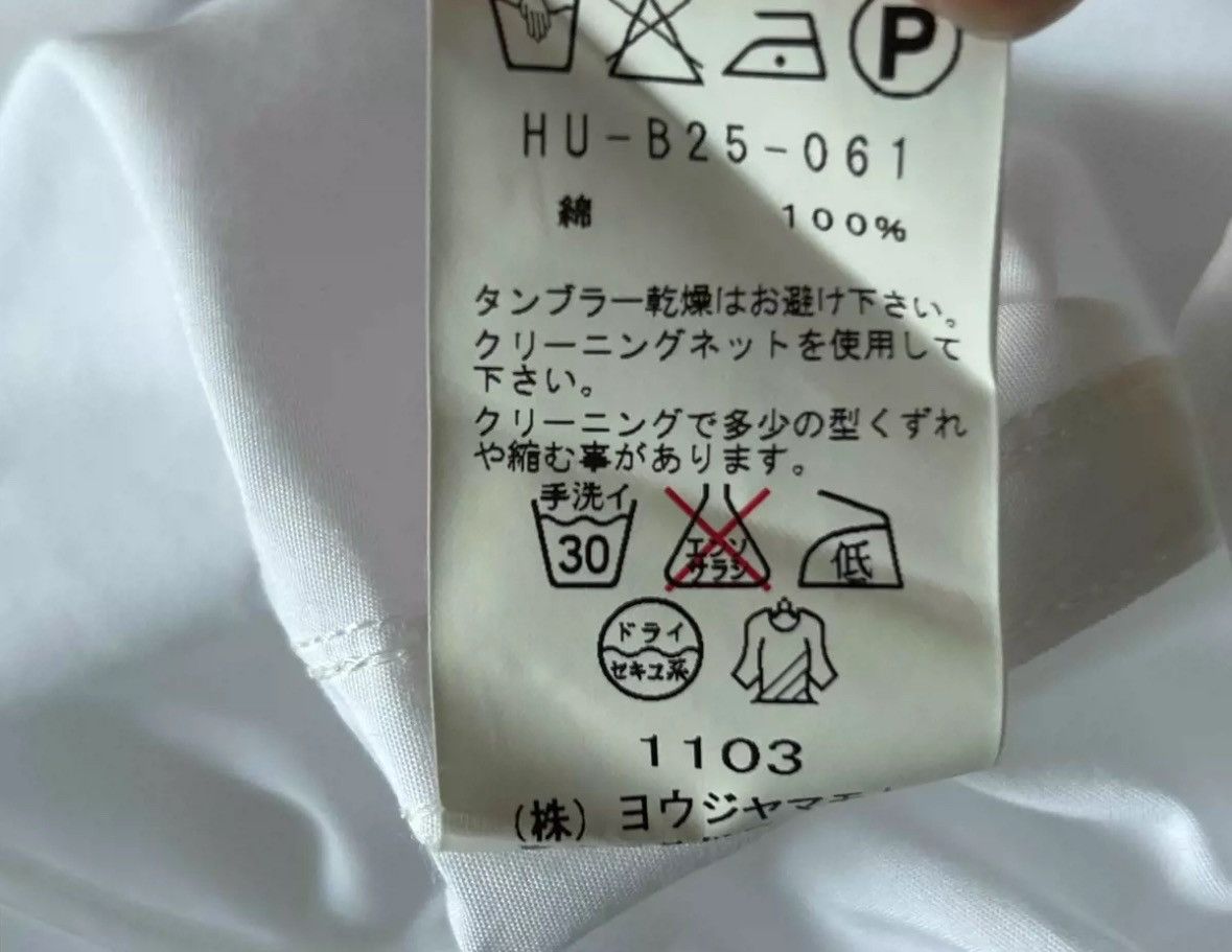 Yohji Yamamoto Yohji Yamamoto 15ss Bias Cut White Shirt 2412-Nextarrow Size US M / EU 48-50 / 2 - 7 Thumbnail