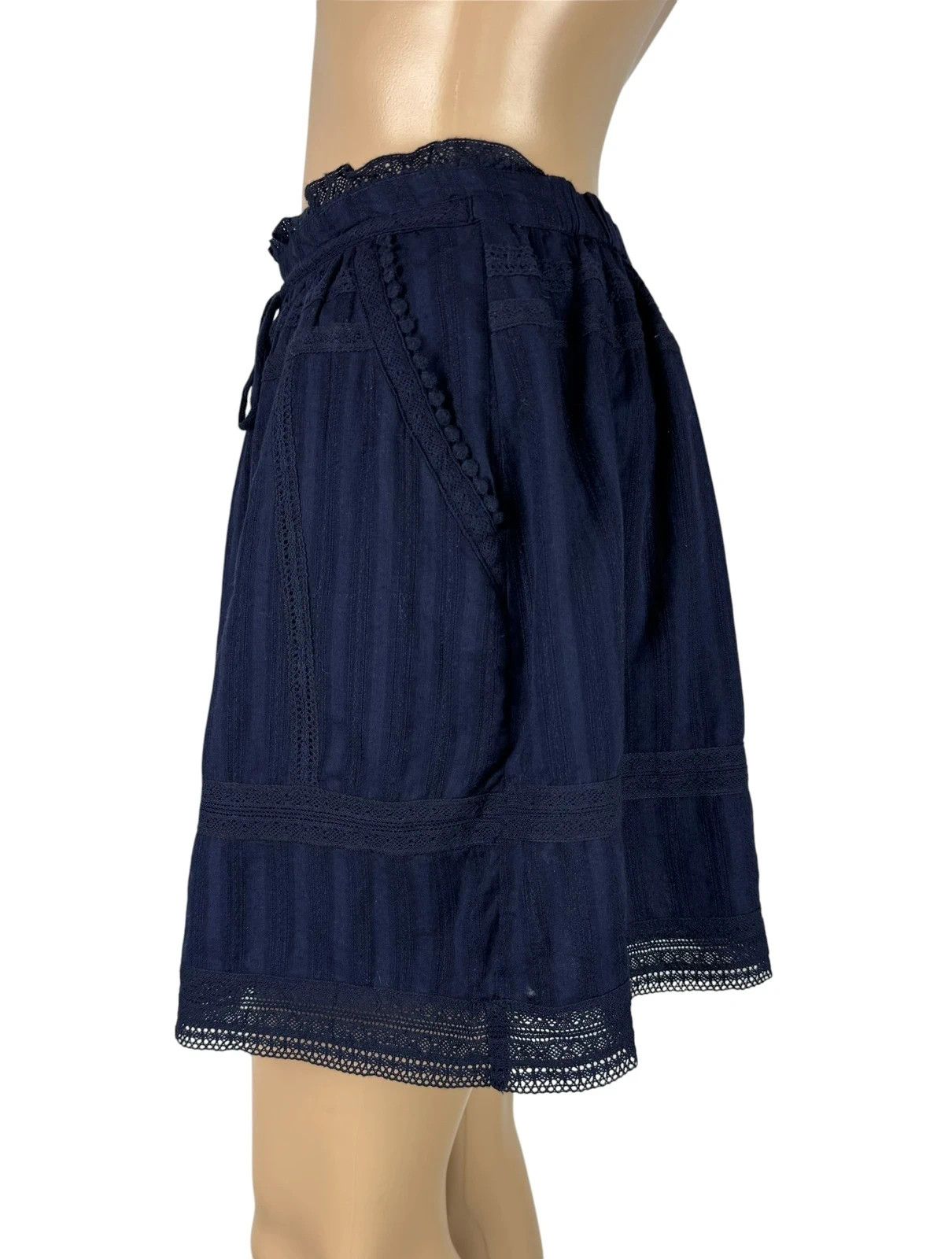 Zadig & Voltaire Zadig & Voltaire Joxini Mini Skirt Lace Cotton size 36 Size 26" / US 2 / IT 38 - 6 Thumbnail