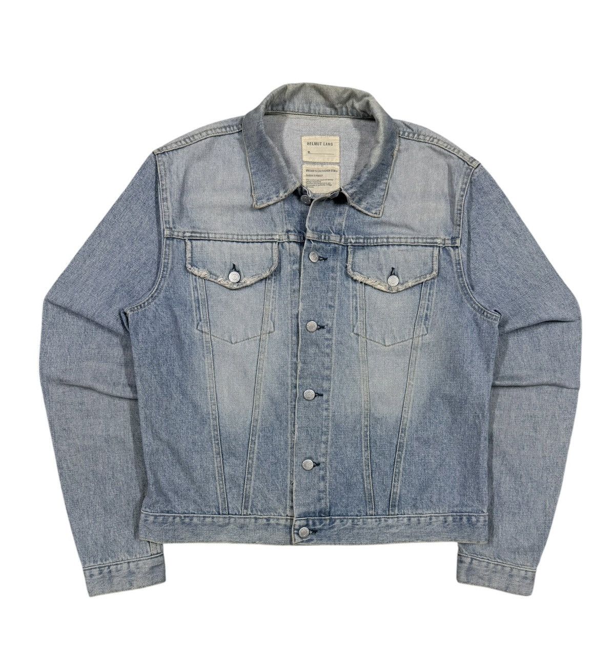 Helmut Lang Archive🔥2004 Helmut Lang Clean Broken Denim Classic 2 Pocket Size US M / EU 48-50 / 2 - 1 Thumbnail