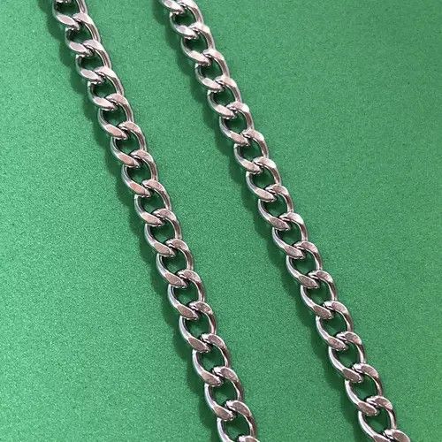 Designer × Jewelry Titanium Steel Link Chain Necklace for Men Women Size ONE SIZE - 3 Thumbnail