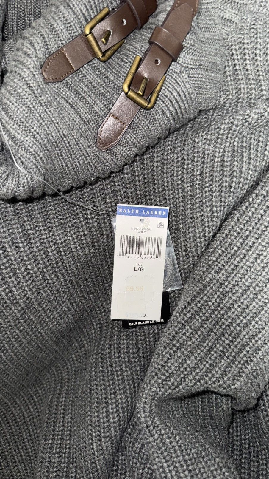 Ralph Lauren NWT Lauren Ralph Lauren Gray Turtleneck Sweater LRL Size L / US 10 / IT 46 - 5 Thumbnail