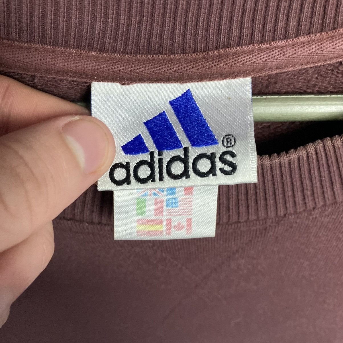 Adidas Vintage Adidas Big Logo 90’s Distressed y2k brown sweatshirt Size US XL / EU 56 / 4 - 5 Thumbnail