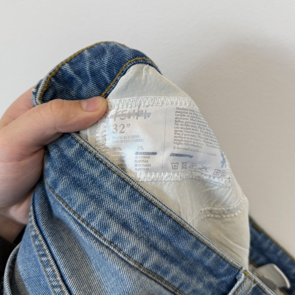 Ksubi Ksubi Van Winkle Faded Distressed No Glory Jeans ERD Grunge Size US 32 / EU 48 - 13 Thumbnail