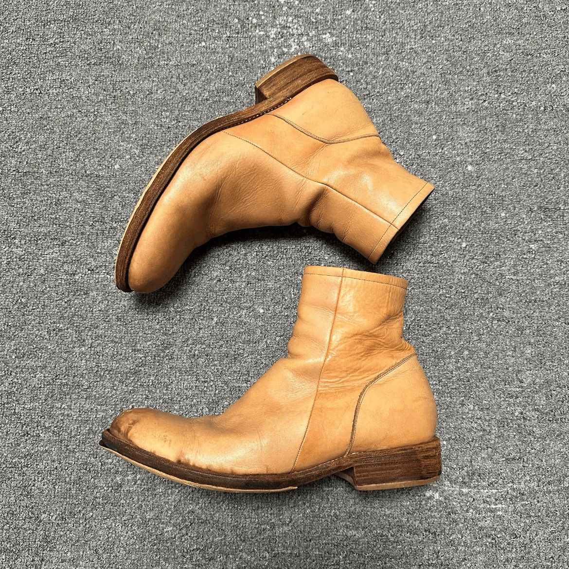 Number (N)ine Sz 43 Number Nine Side Zipper Boots Size US 10 / EU 43 - 2 Thumbnail