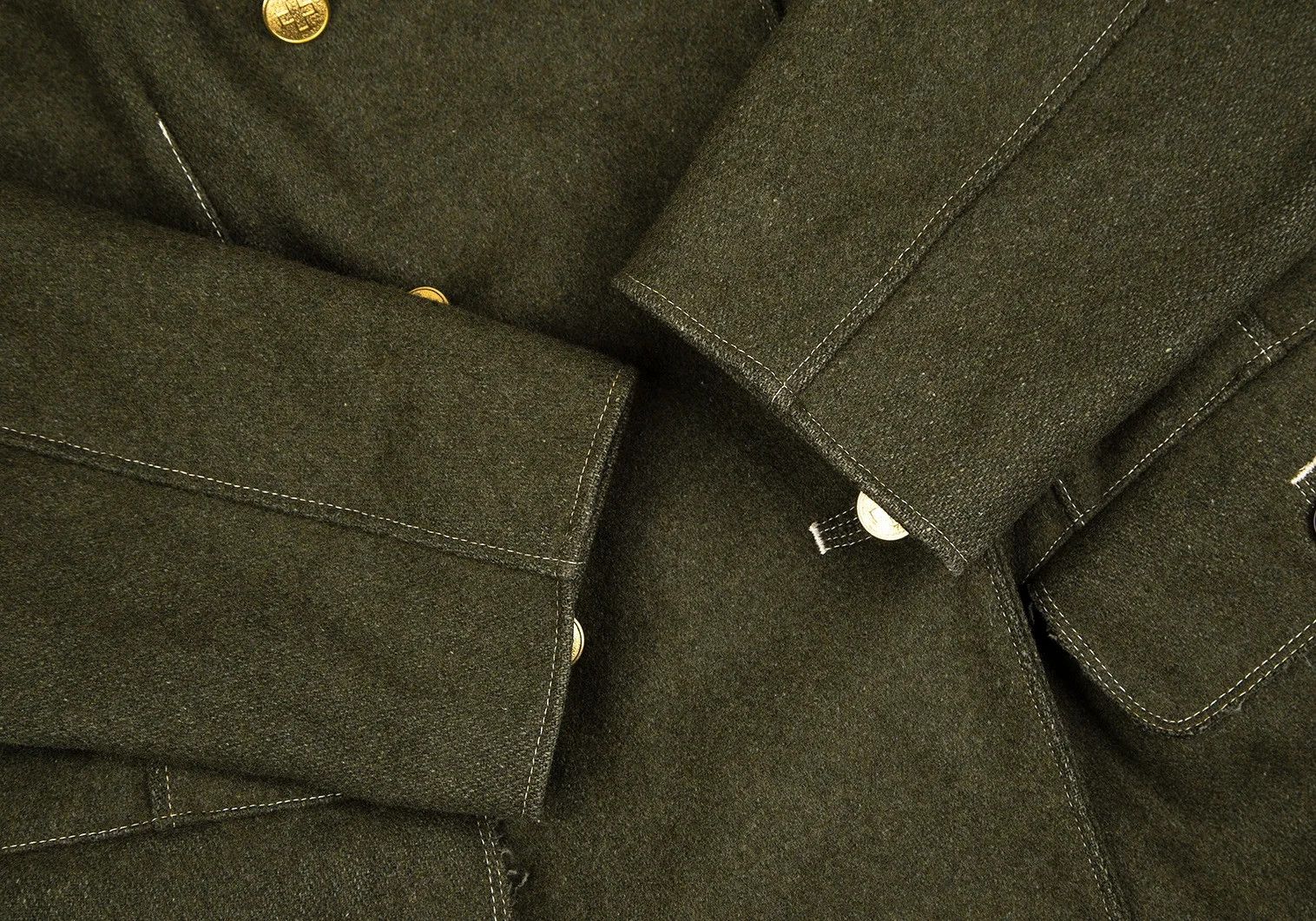 Jean Paul Gaultier Wool Double Button Jacket in Khaki Size 46 Size US S / EU 44-46 / 1 - 5 Thumbnail
