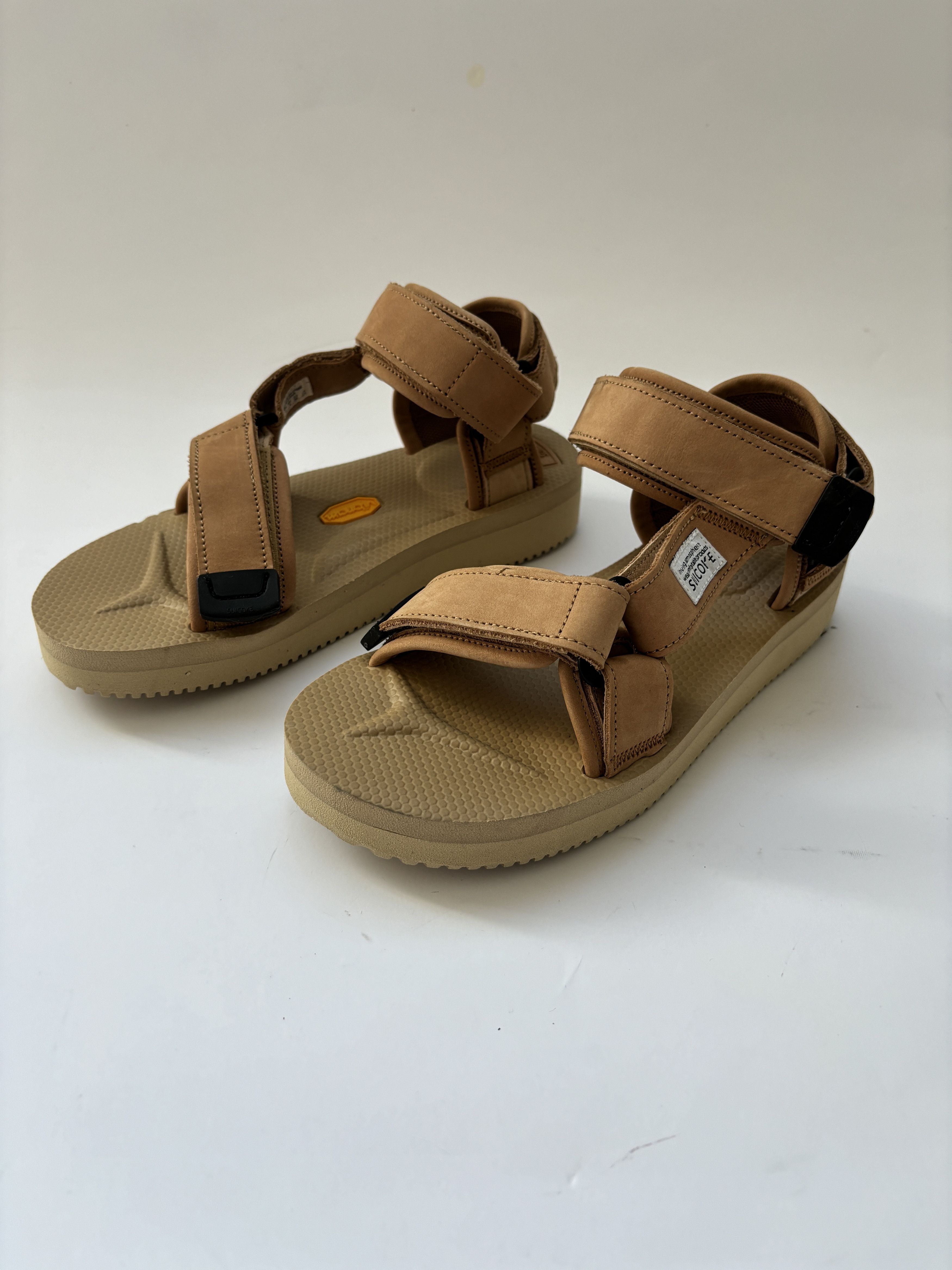 Suicoke ⚡️QUICK SALE⚡️Suicoke Depa Light Brown Suede Sandals Size US 5 / IT 35 - 2 Thumbnail
