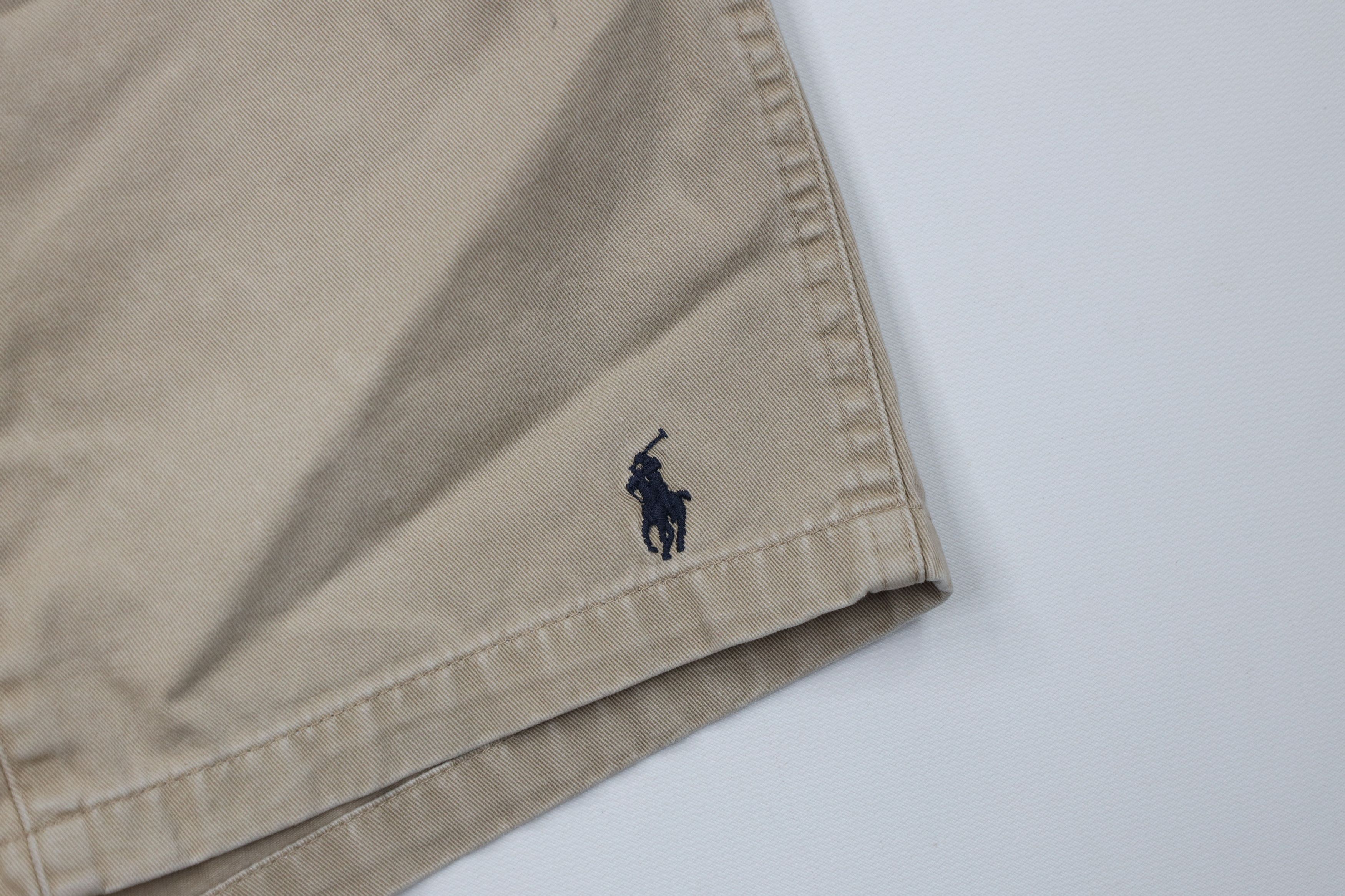 Polo Ralph Lauren Vintage 90s Ralph Lauren Above Knee Shorts Beige Cotton Size US 38 / EU 54 - 5 Thumbnail