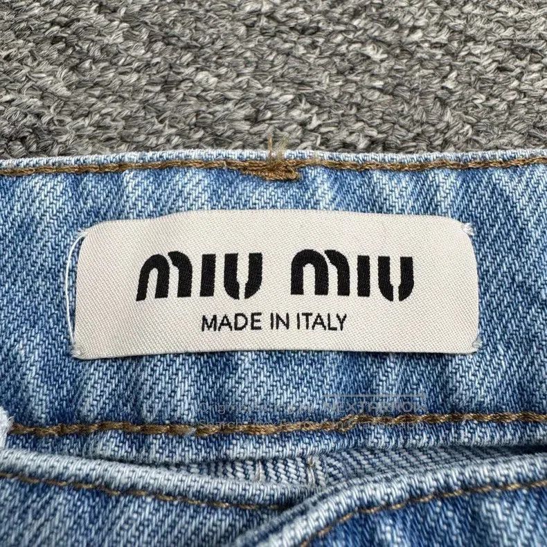 Miu Miu MIUMIU Embroidered Letter Denim Jeans. Size US 36 / EU 52 - 3 Thumbnail
