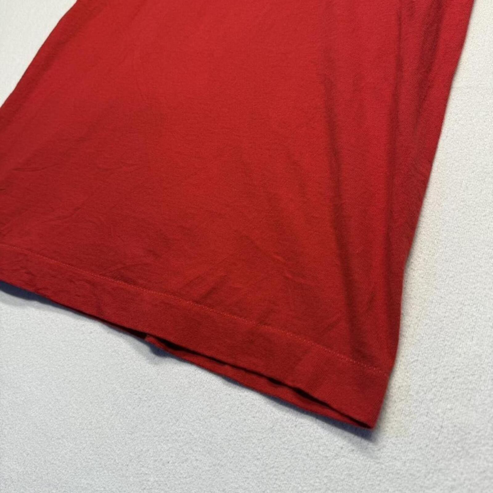 Other Vintage 1980s red cotton blank pocket tee Size US L / EU 52-54 / 3 - 4 Thumbnail