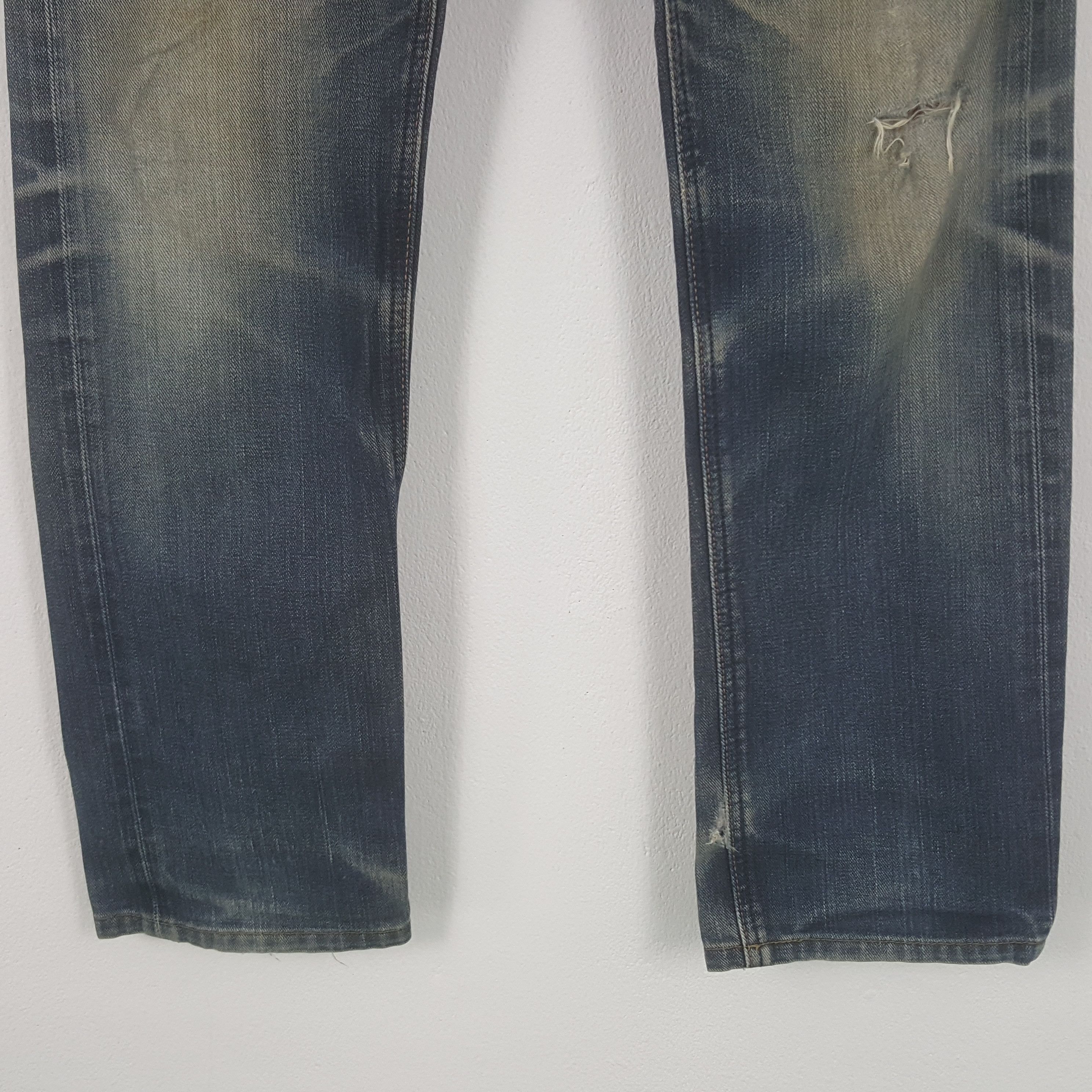Lee Vintage Lee American Grunge Fading Style Denim Jeans Size US 31 - 3 Thumbnail