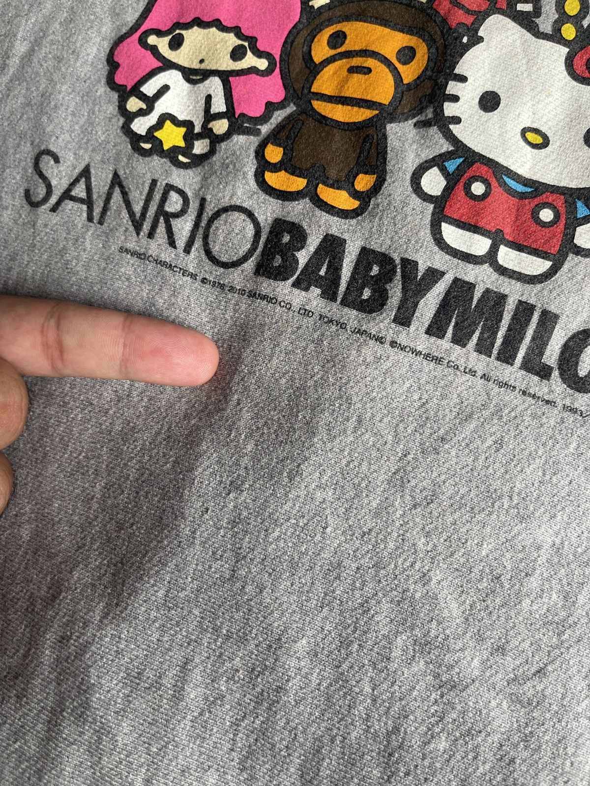 Bape OG 2010 Bape Baby Milo Sanrio Characters Full Zip Hoodie Size S / US 4 / IT 40 - 17 Thumbnail