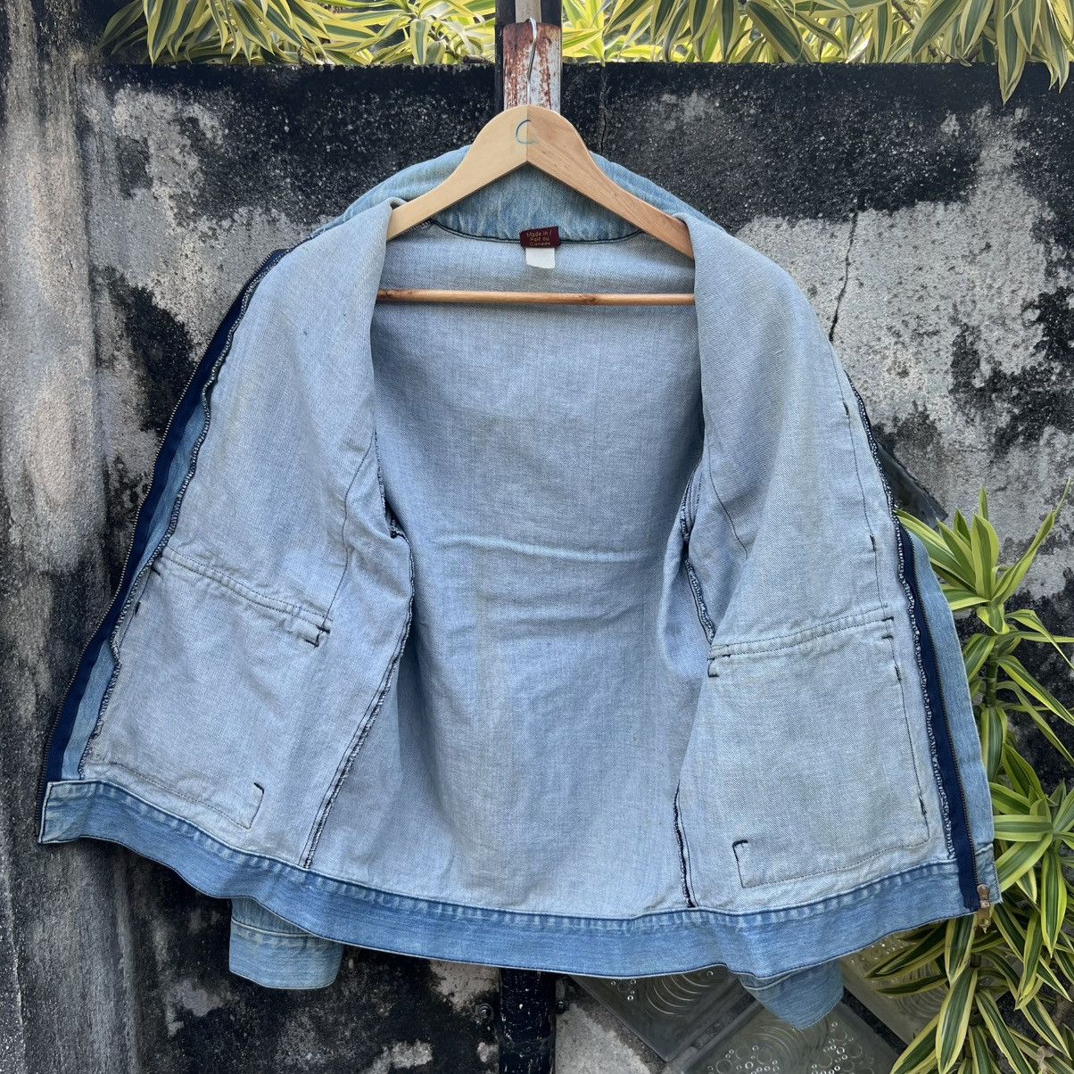 Lee “VINTAGE” 90s LEE LIGHT WASH DENIM ZIP-UP FIELD JACKET Size US L / EU 52-54 / 3 - 24 Thumbnail