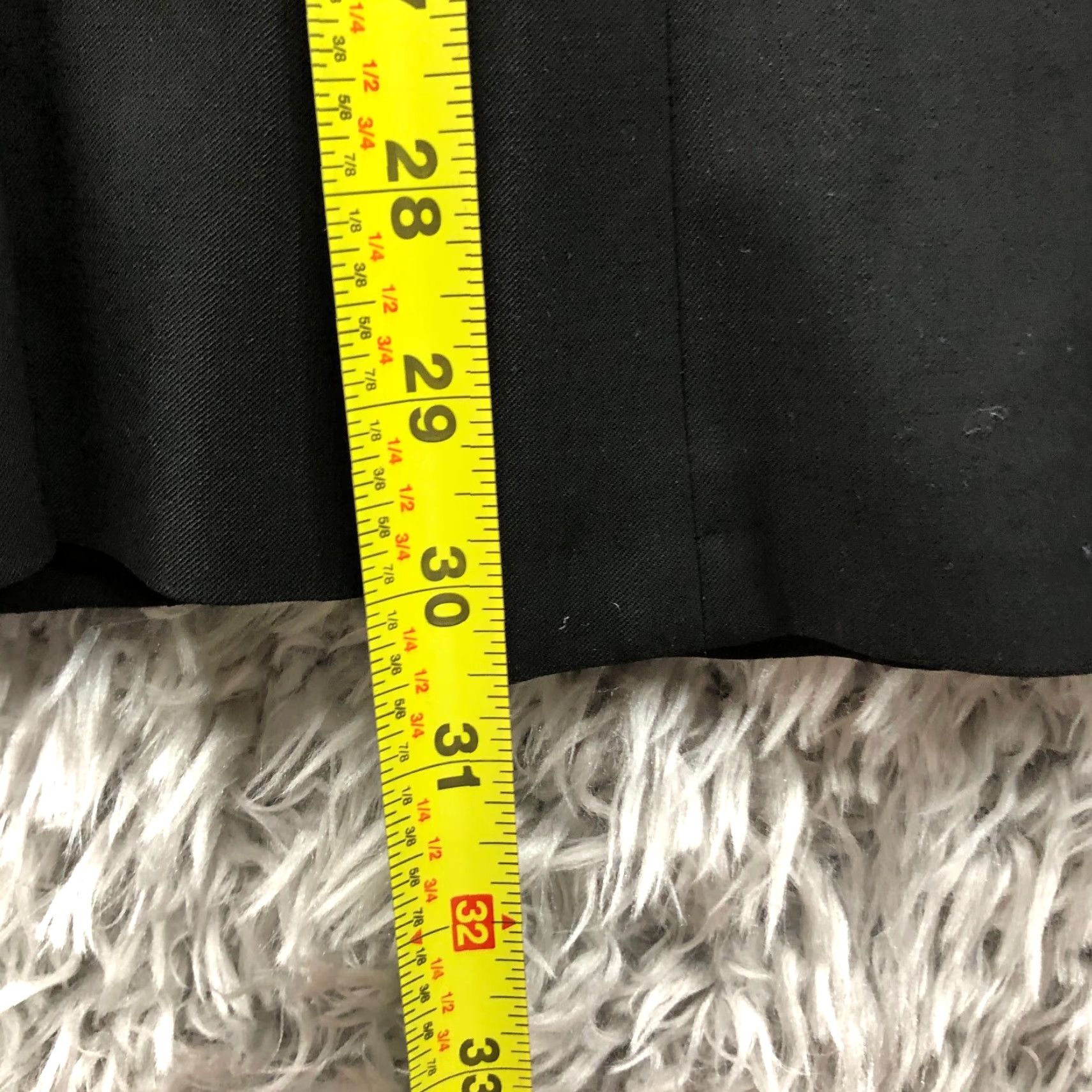 White House Black Market White House Black Market Black Pants Size 6 Womens Mid Rise Wide-Leg Slack Pants Size 28" / US 6 / IT 42 - 3 Thumbnail